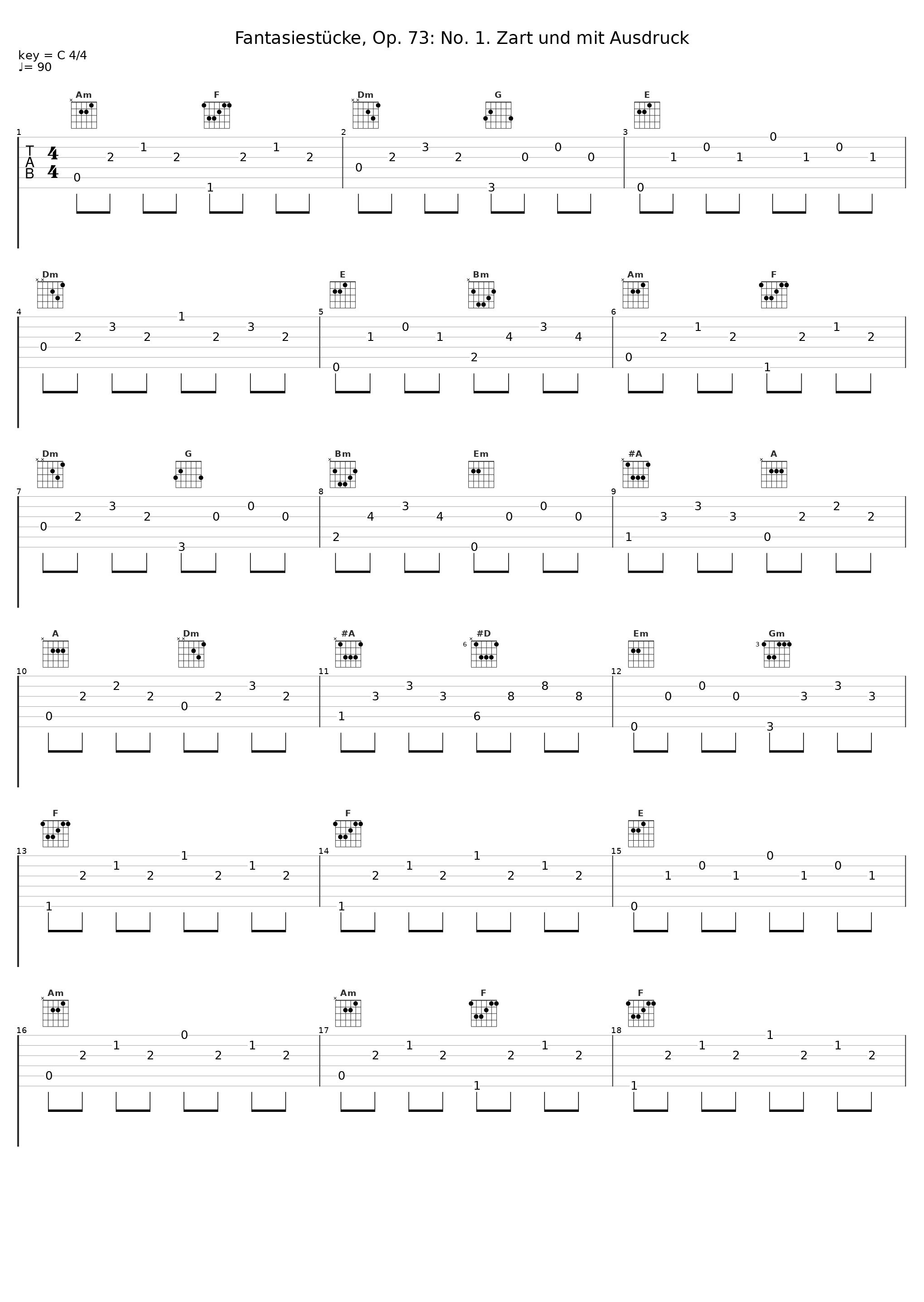 Fantasiestücke, Op. 73: No. 1. Zart und mit Ausdruck_Thomas Albertus Irnberger_1