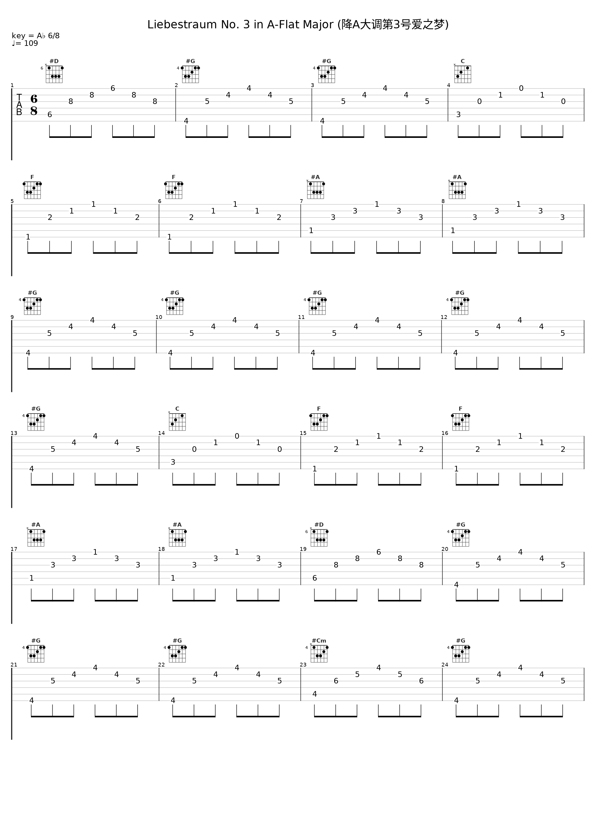 Liebestraum No. 3 in A-Flat Major (降A大调第3号爱之梦)_Mario Venuti_1