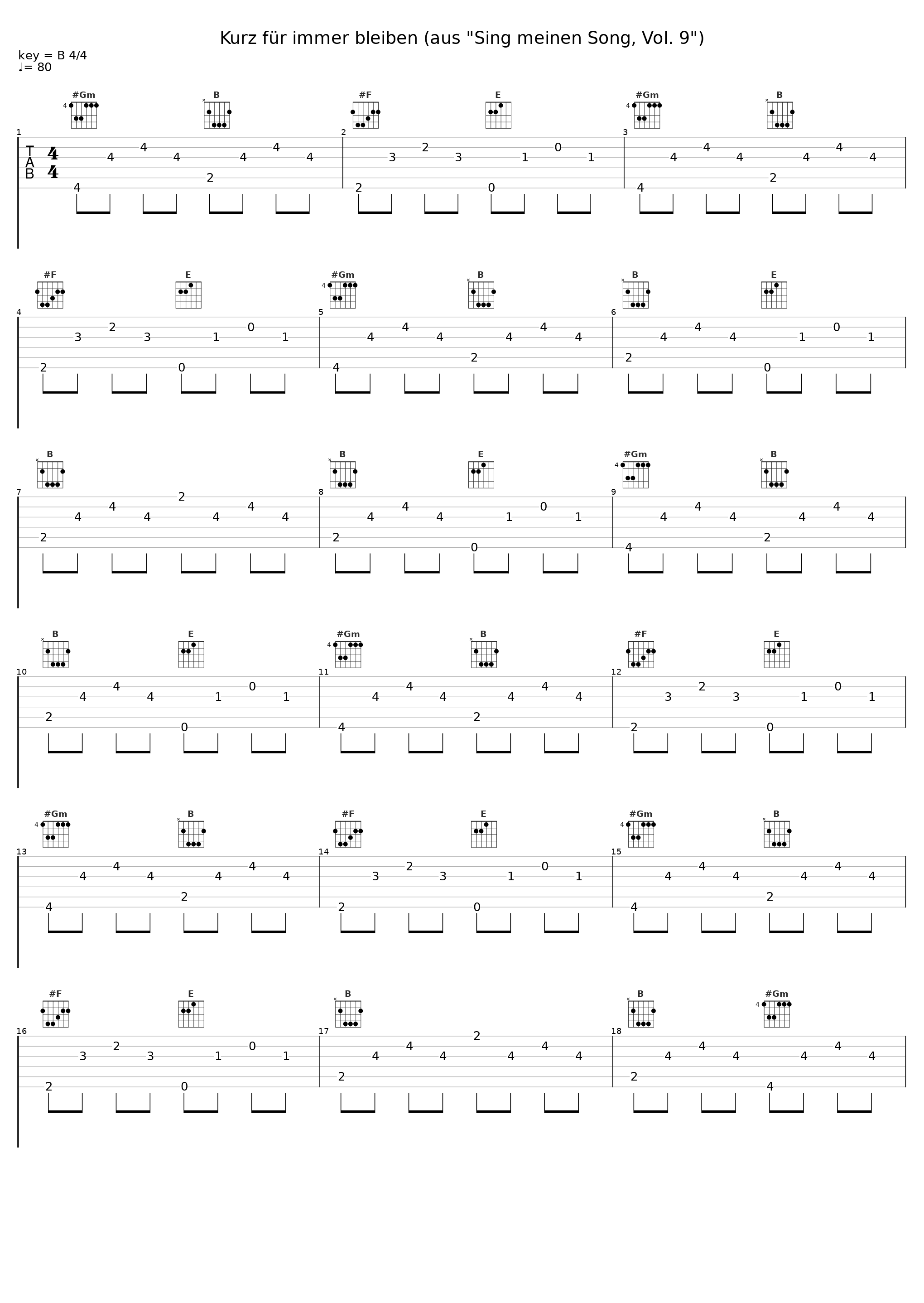 Kurz für immer bleiben (aus "Sing meinen Song, Vol. 9")_Kelvin Jones_1