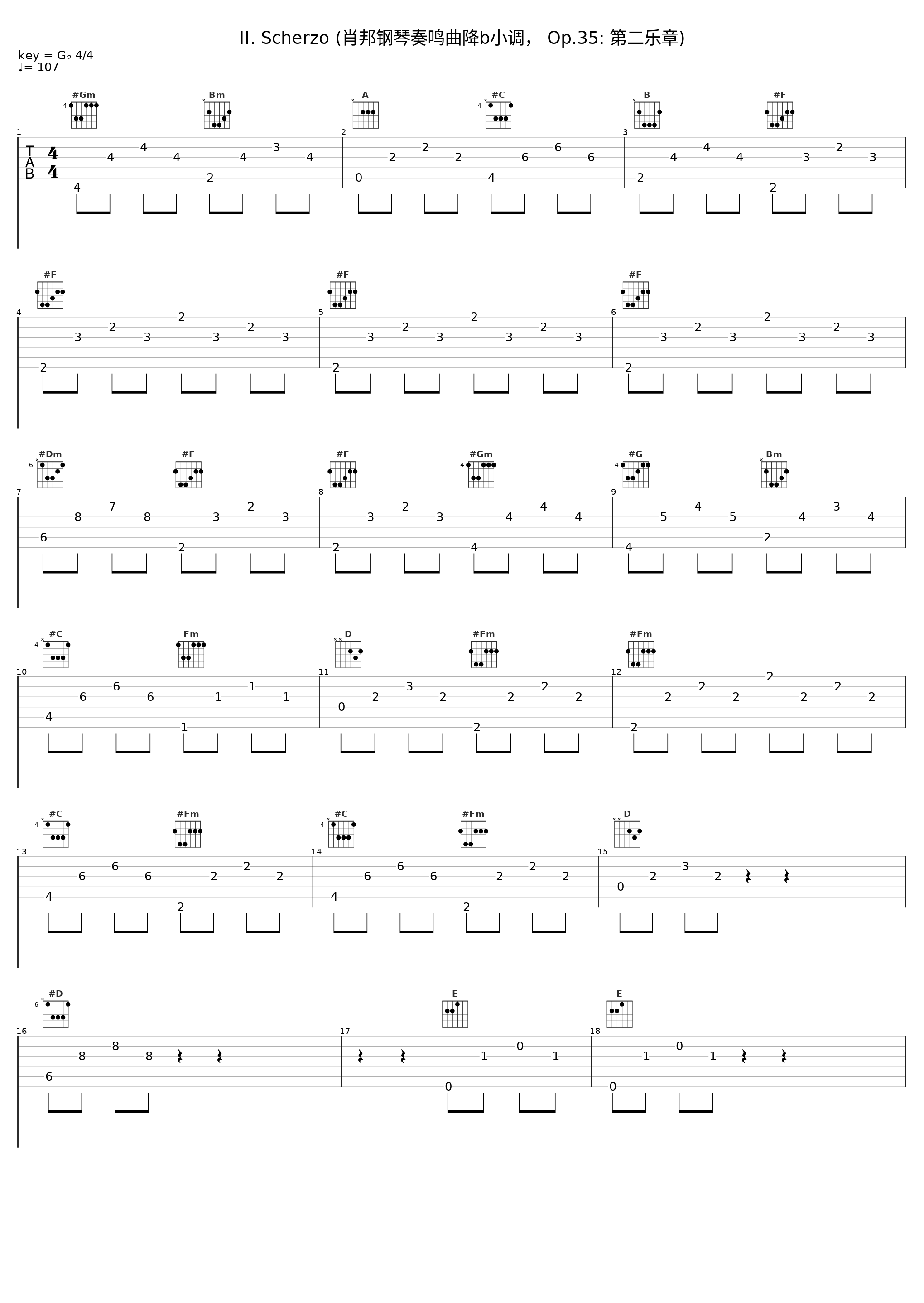 II. Scherzo (肖邦钢琴奏鸣曲降b小调， Op.35: 第二乐章)_Dmitry Shishkin_1