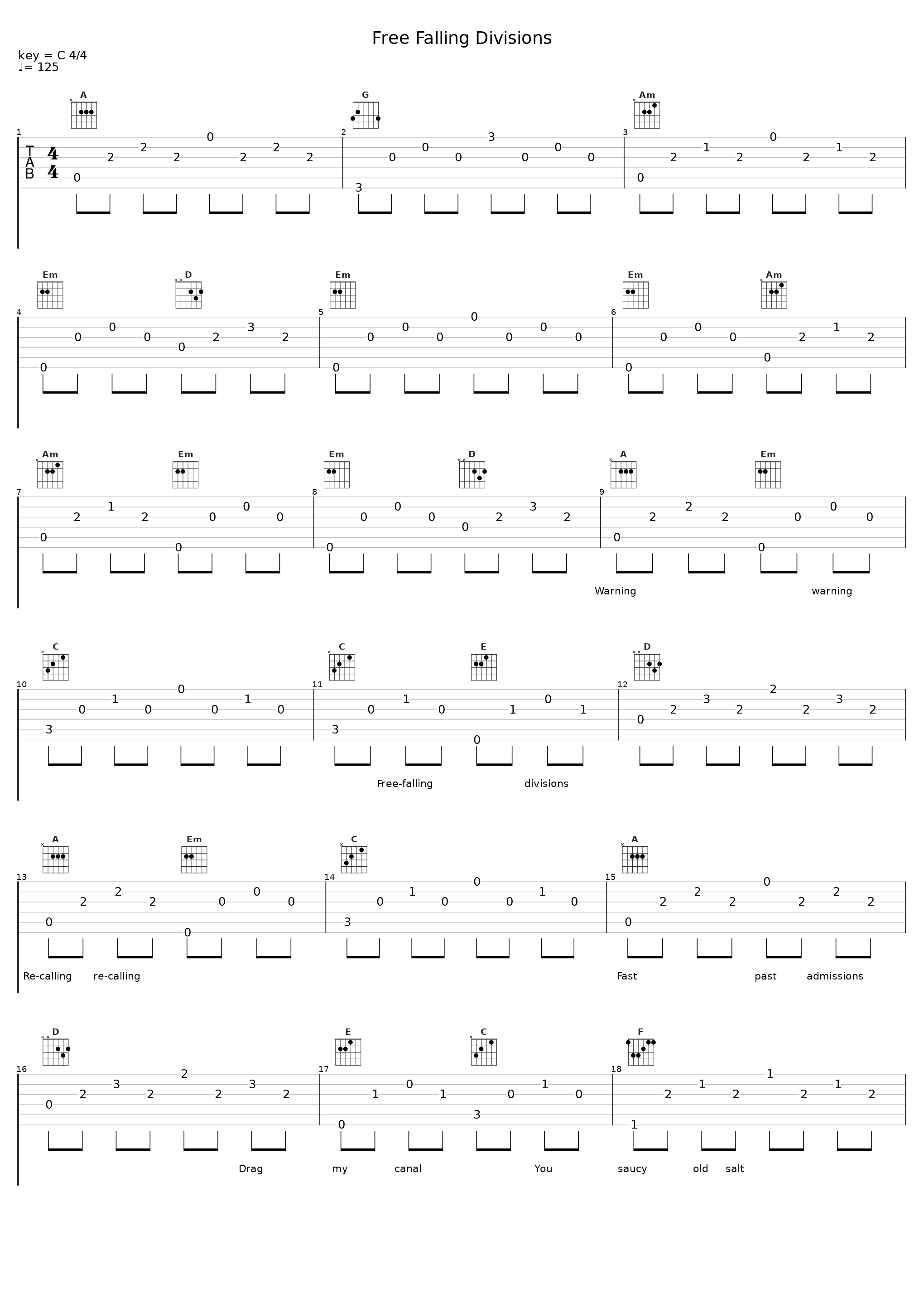 Free Falling Divisions_Wire_1