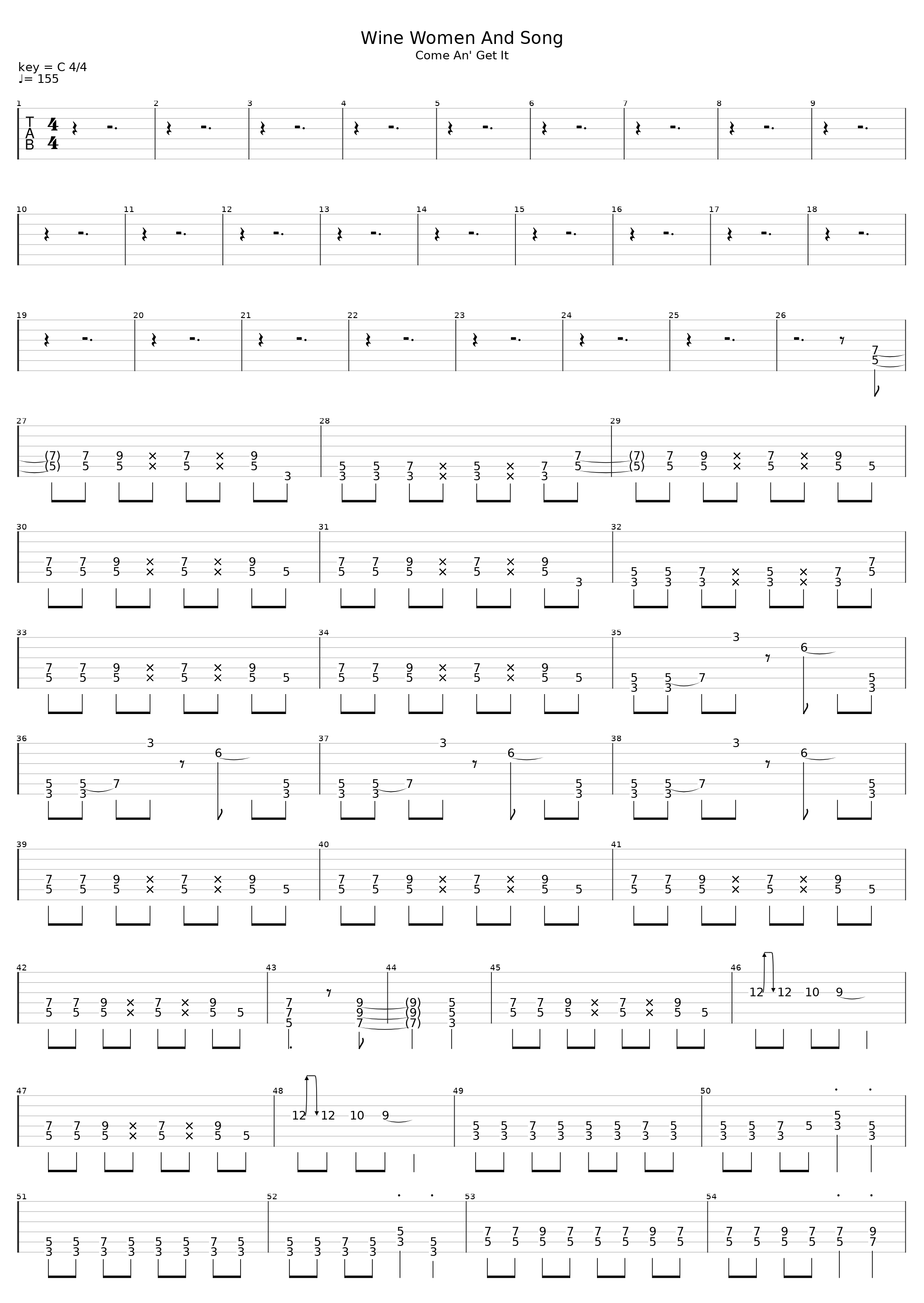 Wine Women And Song_Whitesnake_1