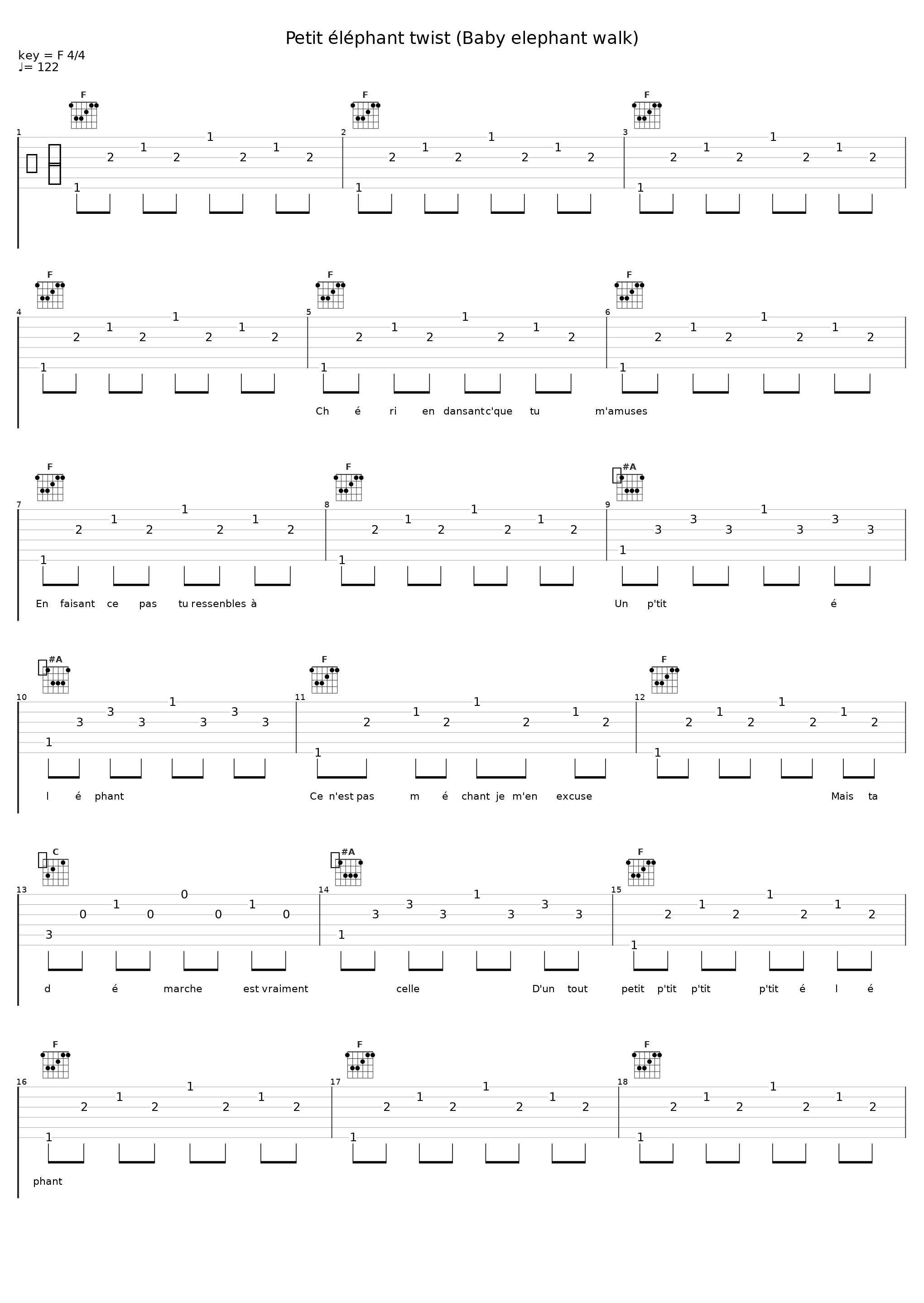 Petit éléphant twist (Baby elephant walk)_Dalida_1
