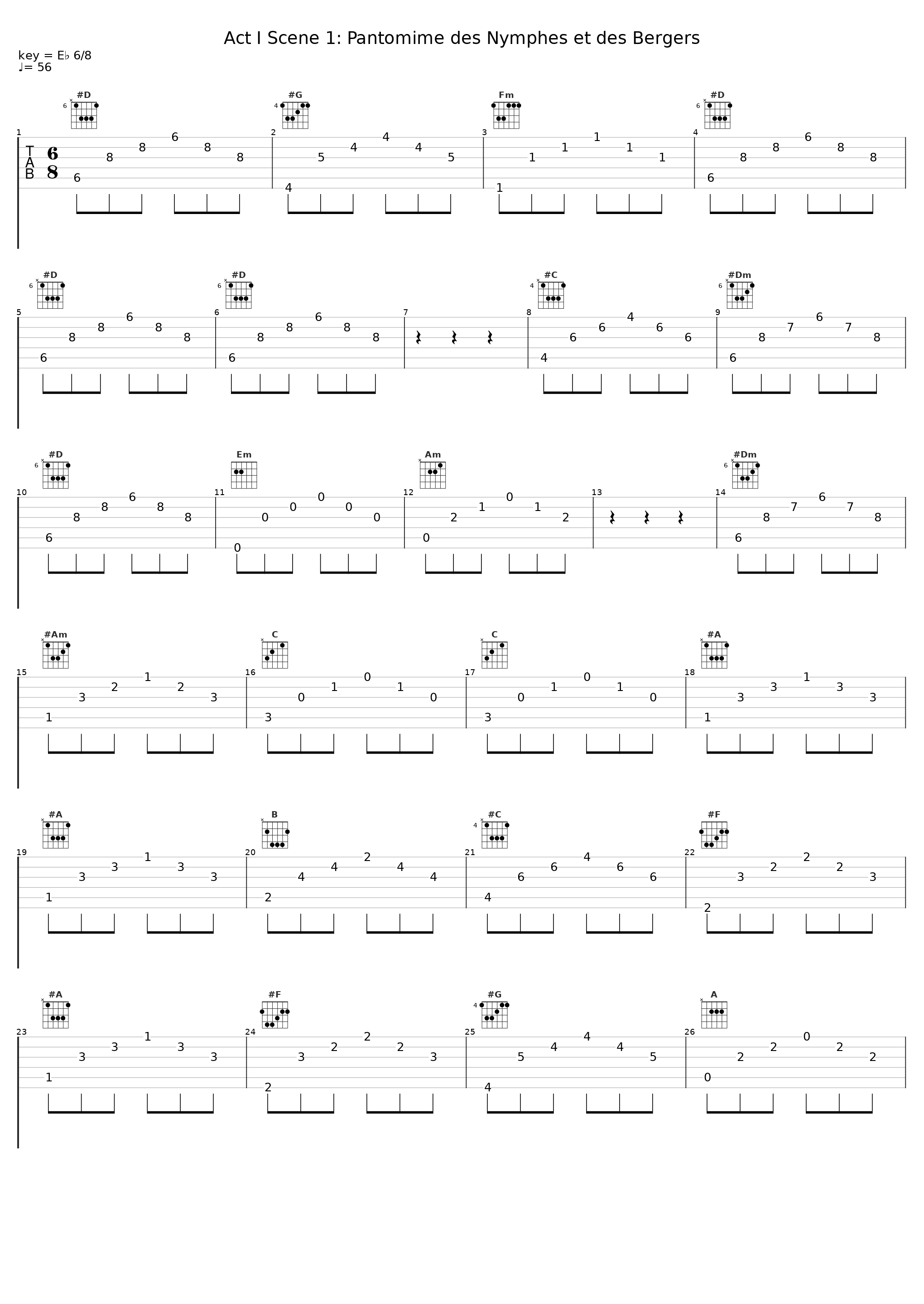 Act I Scene 1: Pantomime des Nymphes et des Bergers_Paris Conservatoire Orchestra,Louis De Froment_1