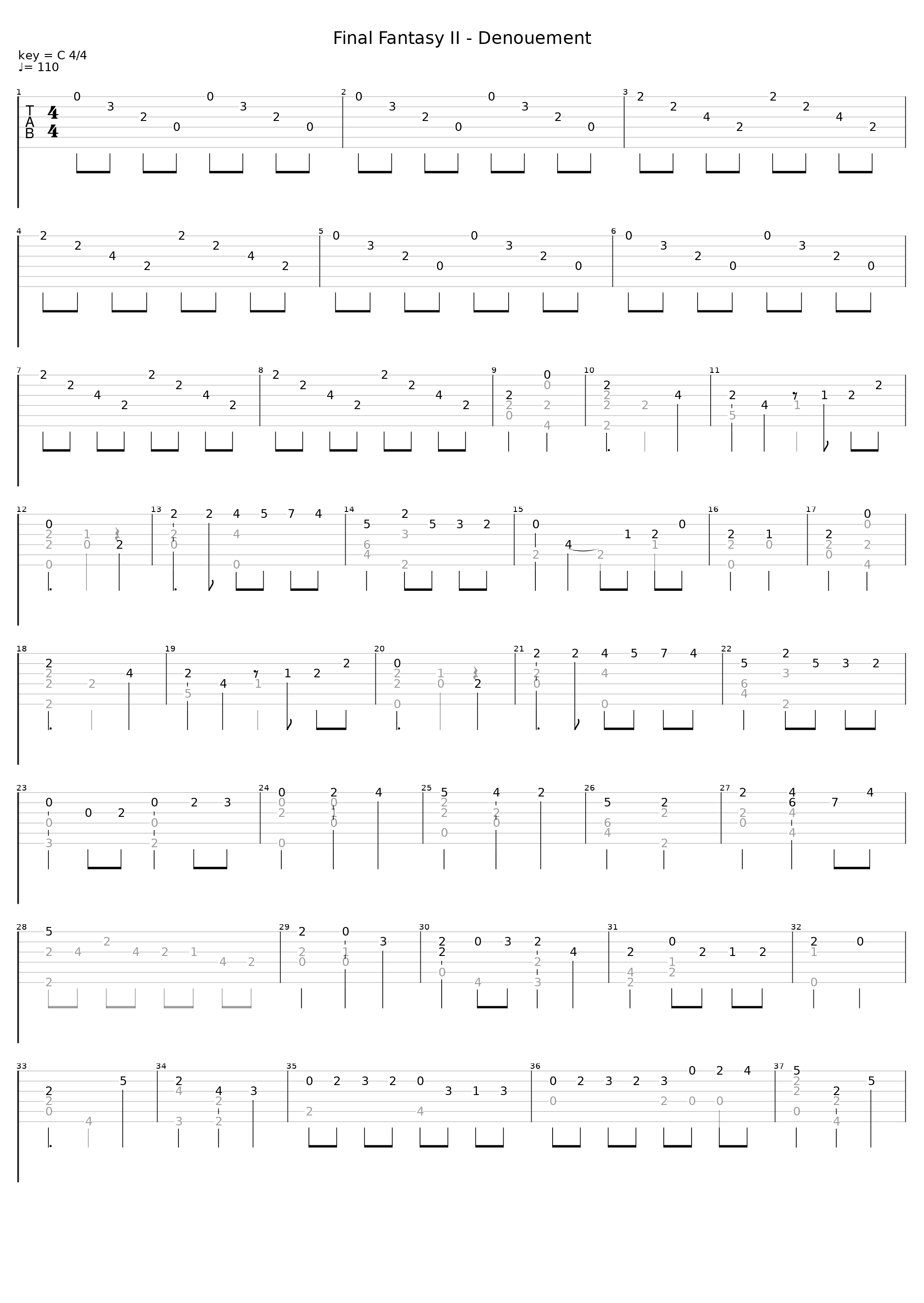 Final Fantasy Ii Denouement_Nobuo Uematsu_1