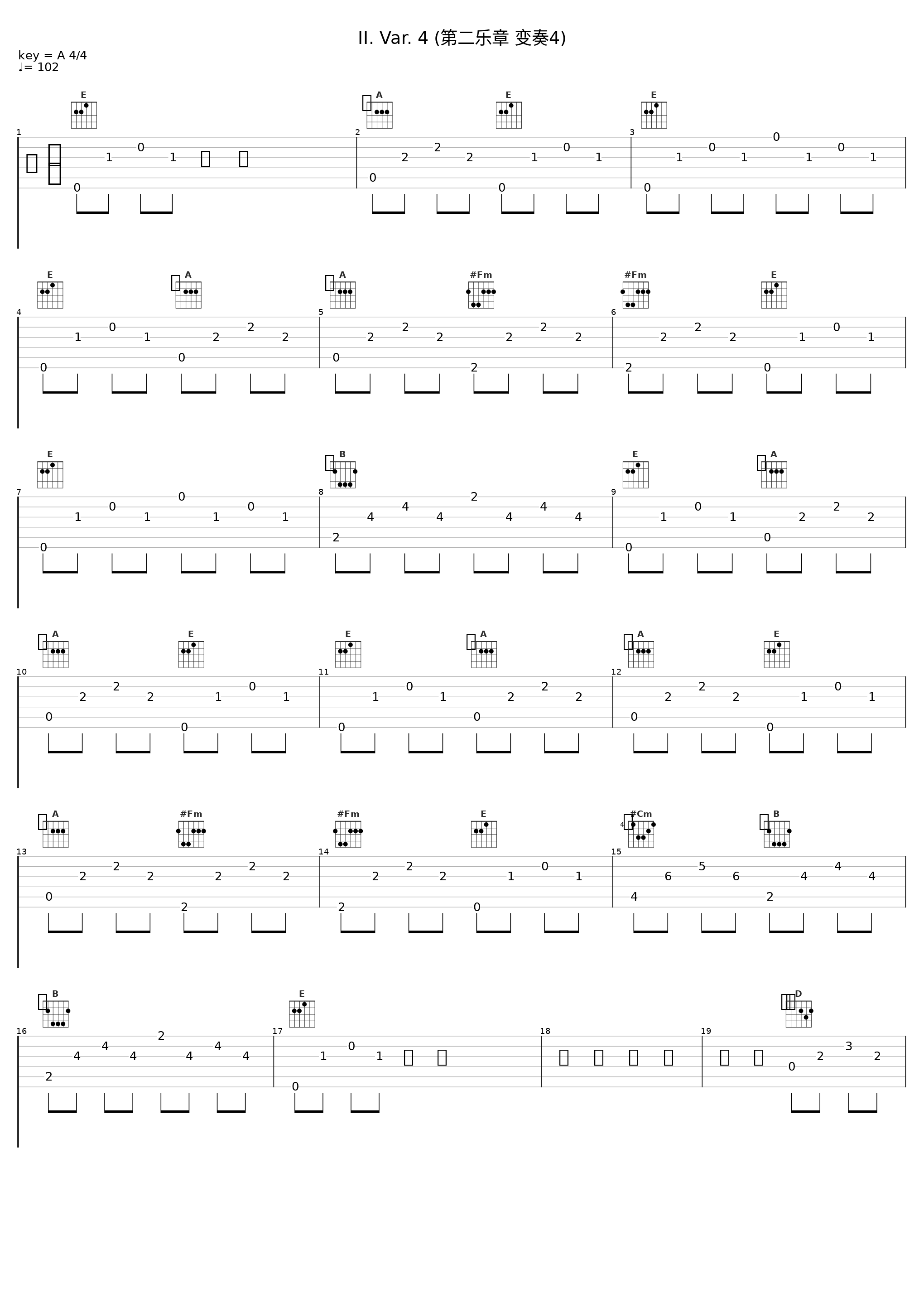 II. Var. 4 (第二乐章 变奏4)_Jascha Heifetz_1