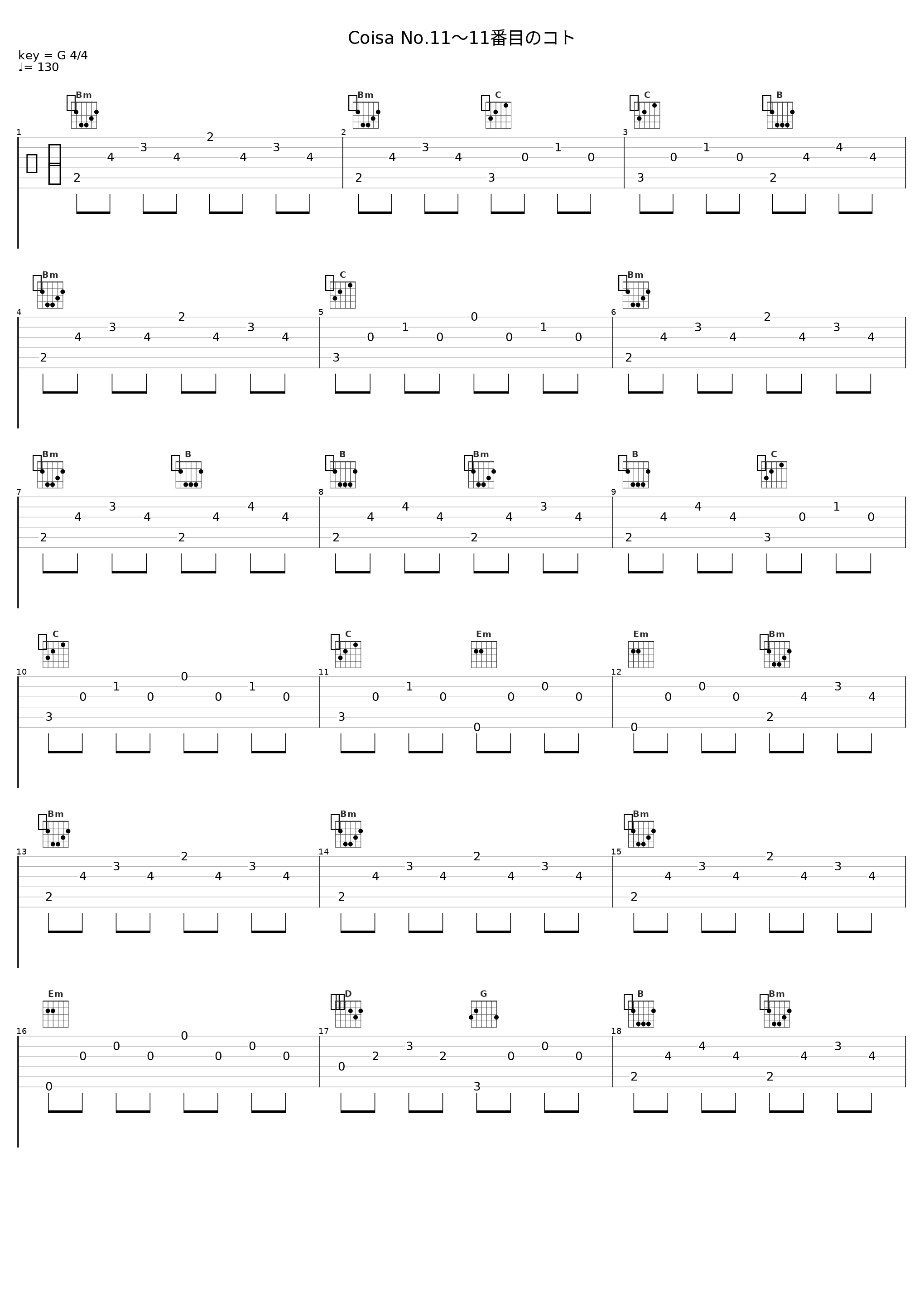 Coisa No.11~11番目のコト_Kassin_1