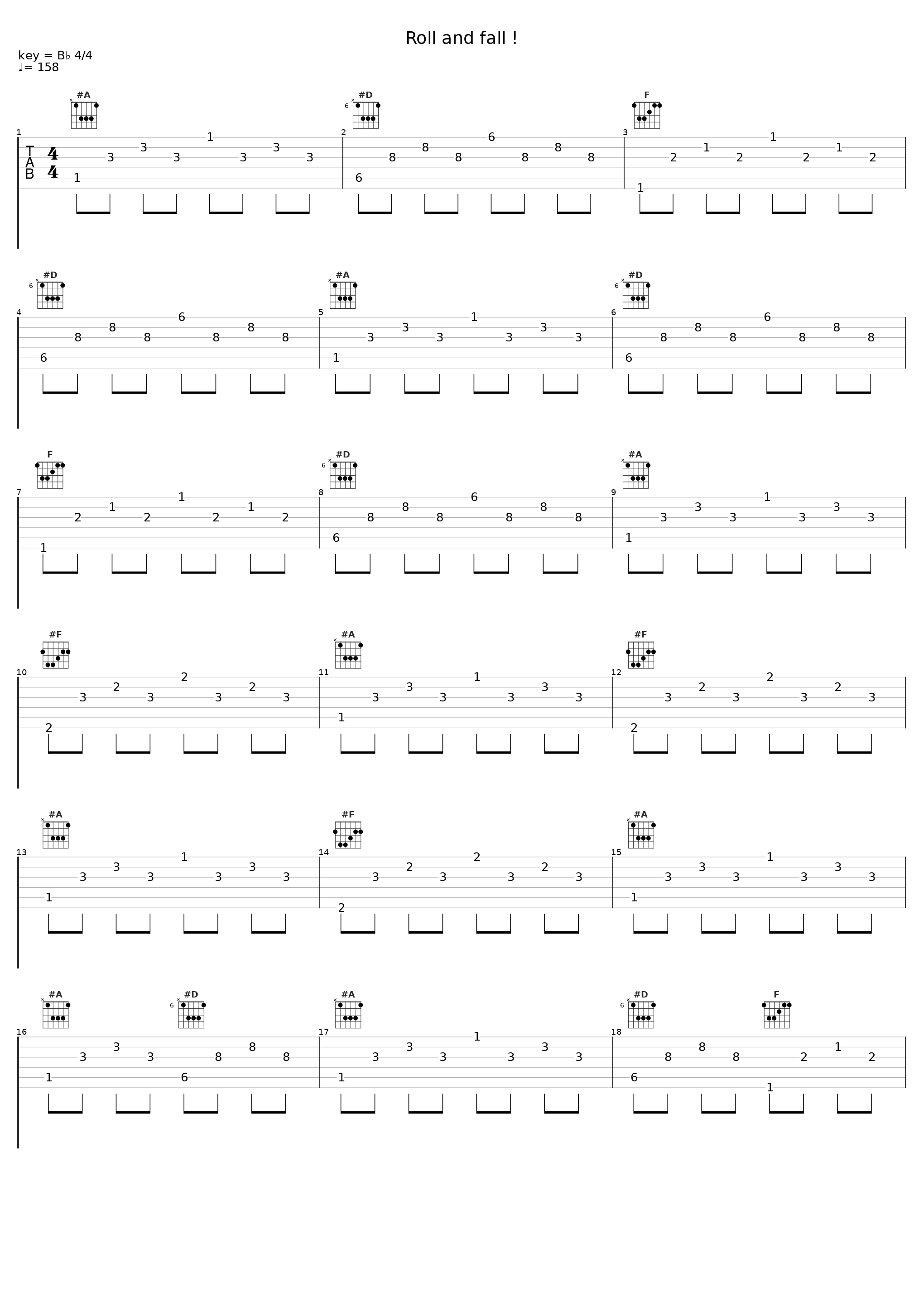 Roll and fall !_寺岛拓笃_1