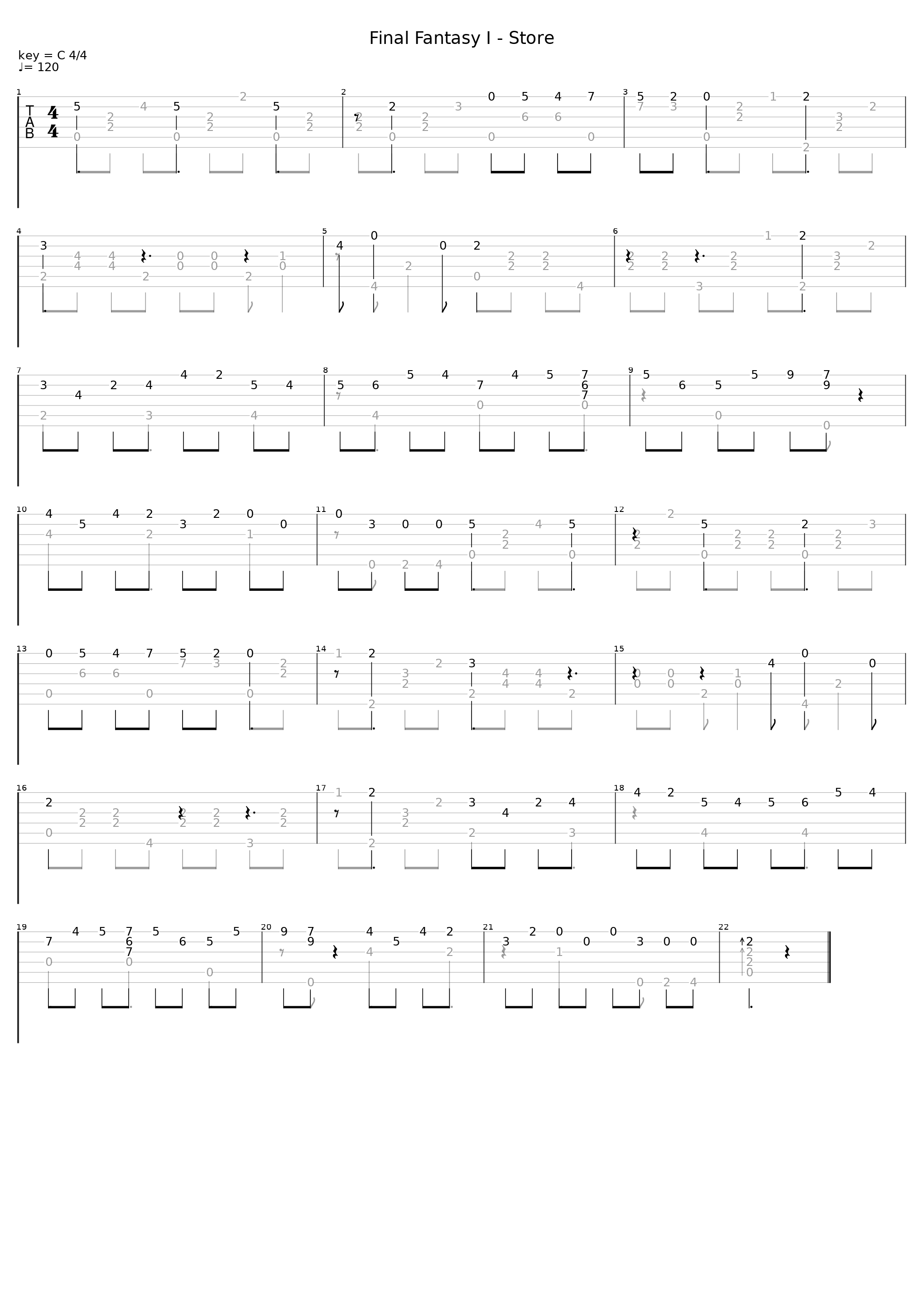 Final Fantasy I Store_Nobuo Uematsu_1