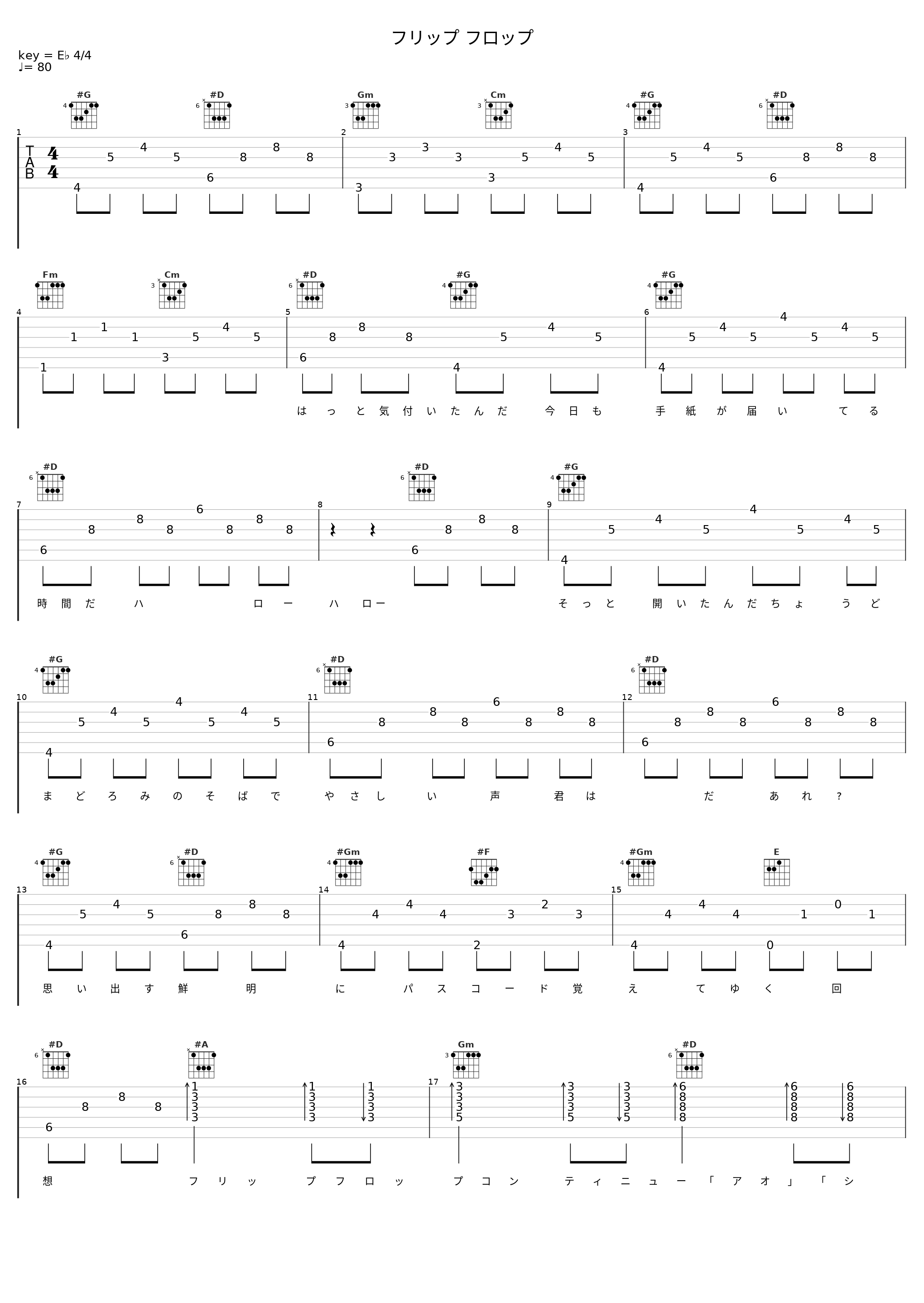 フリップ フロップ_豊崎愛生_1