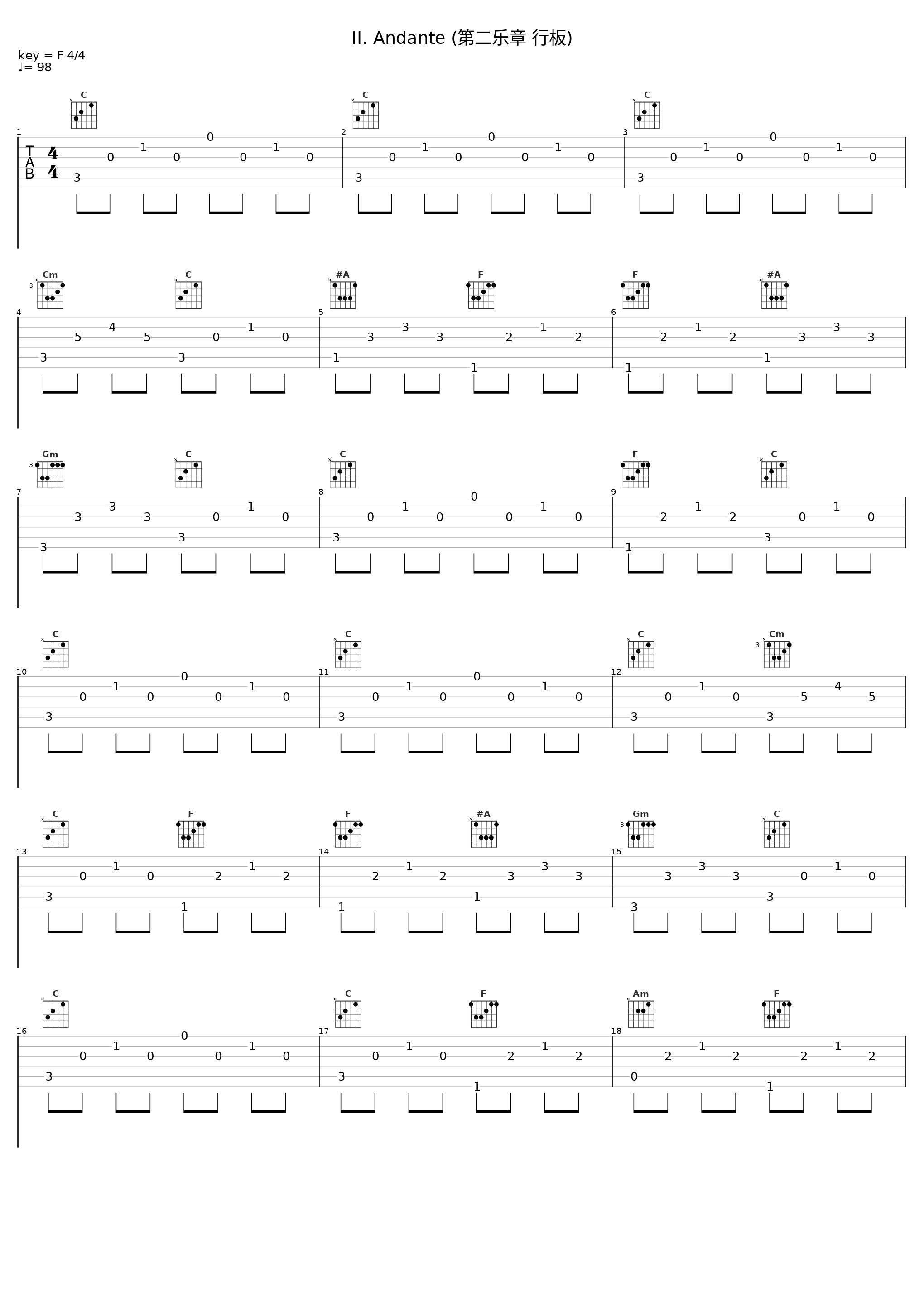 II. Andante (第二乐章 行板)_Jascha Heifetz_1