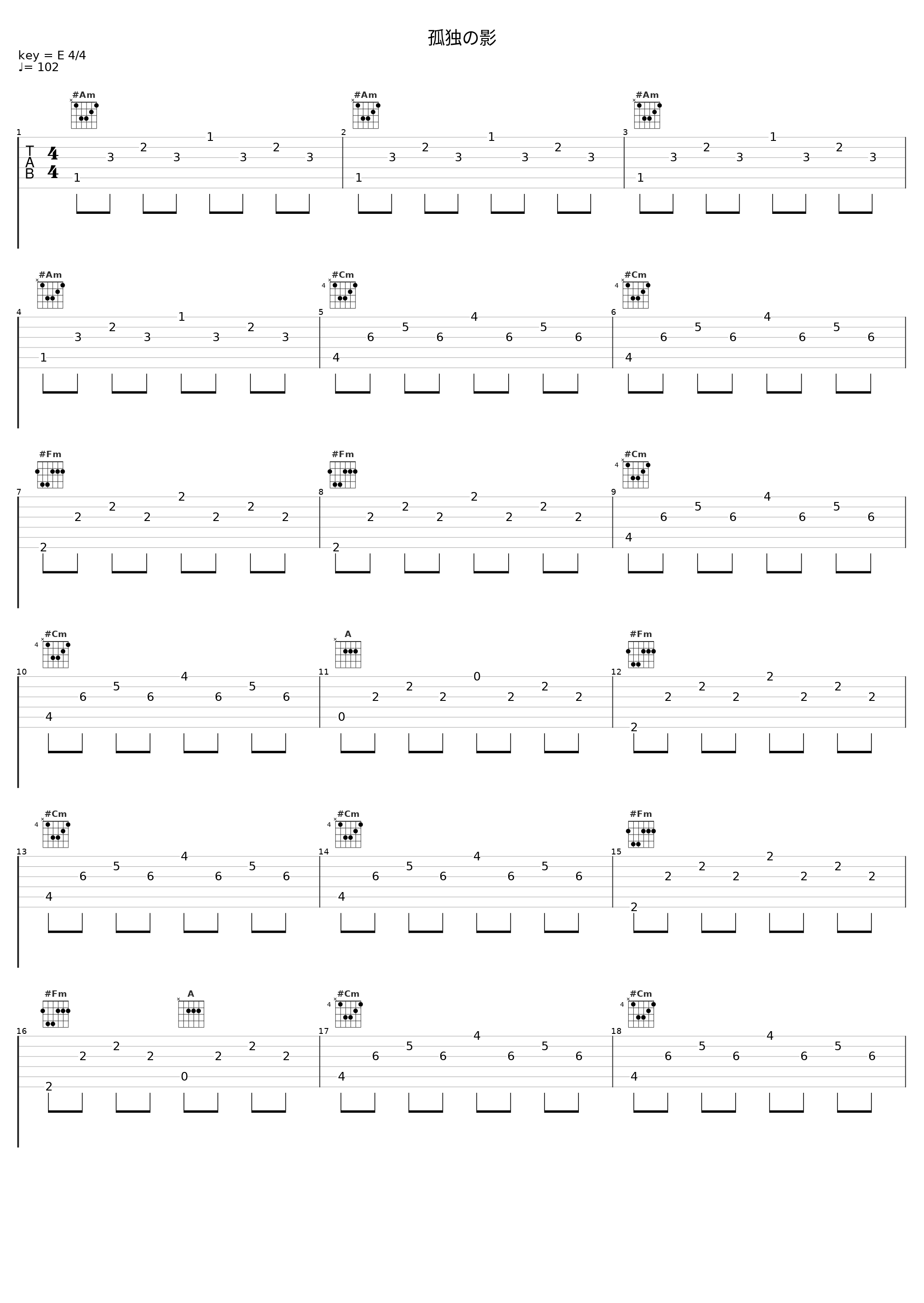 孤独の影_THE ALFEE_1