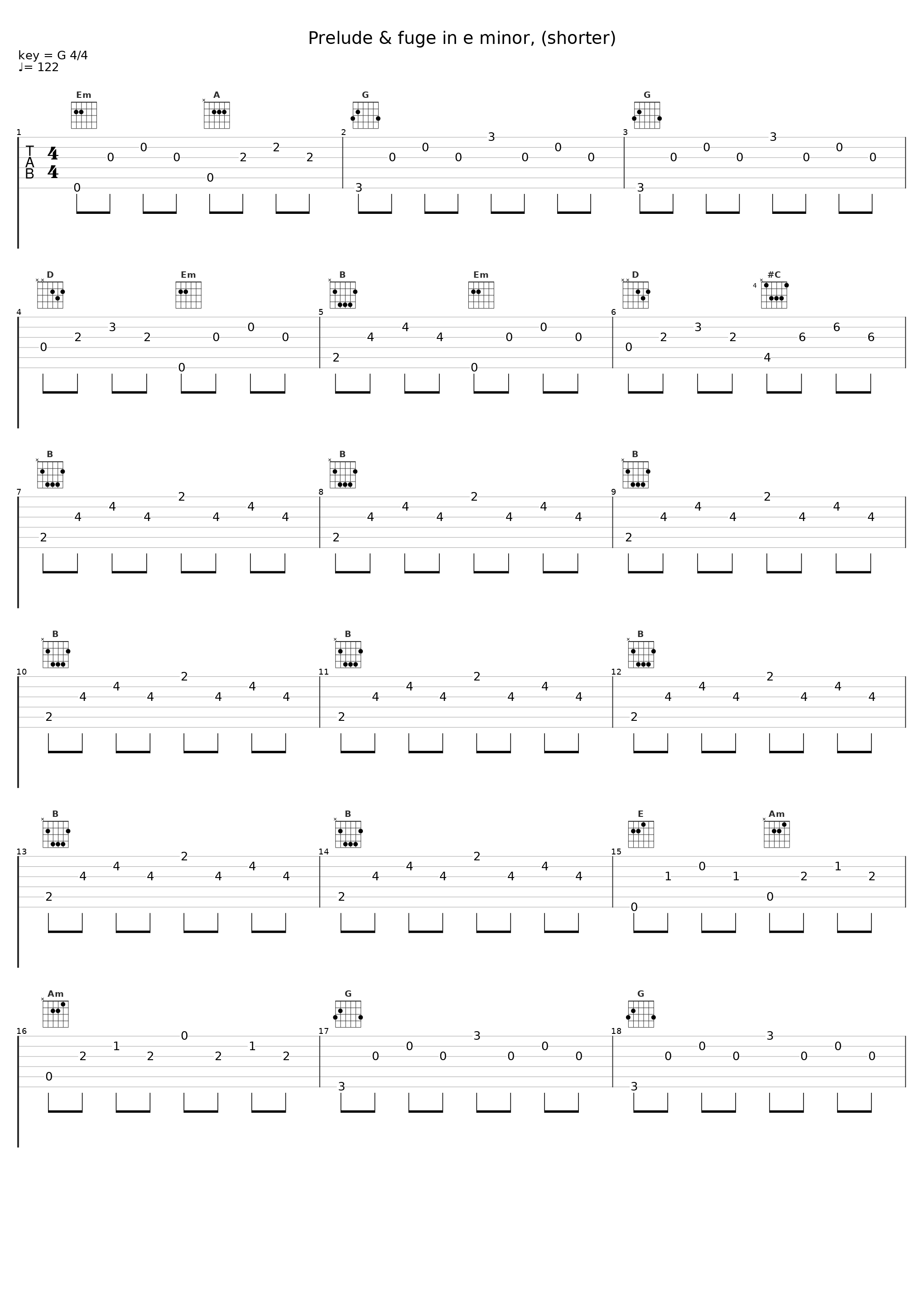 Prelude & fuge in e minor, (shorter)_Asger Pedersen_1