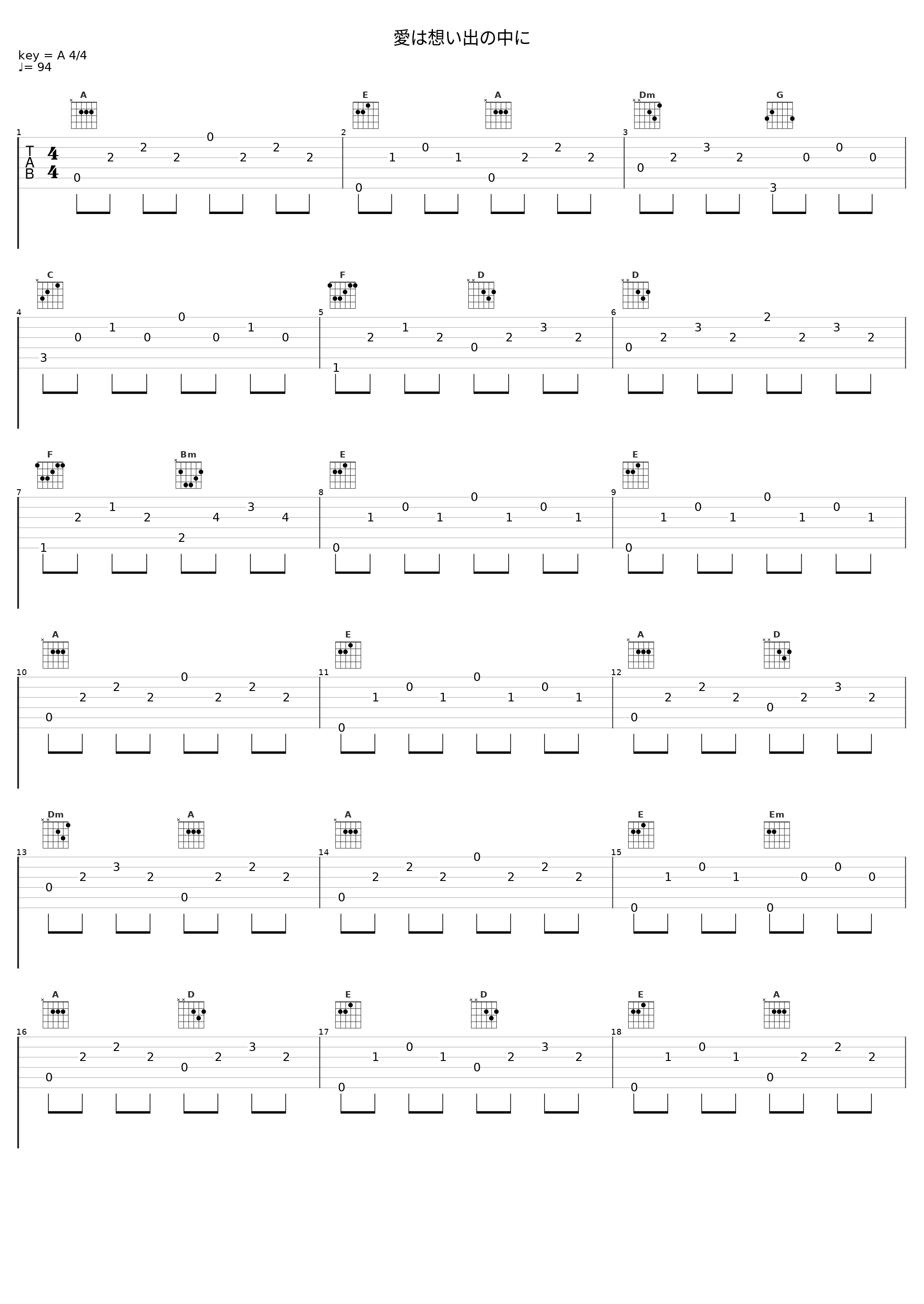 愛は想い出の中に_THE ALFEE_1