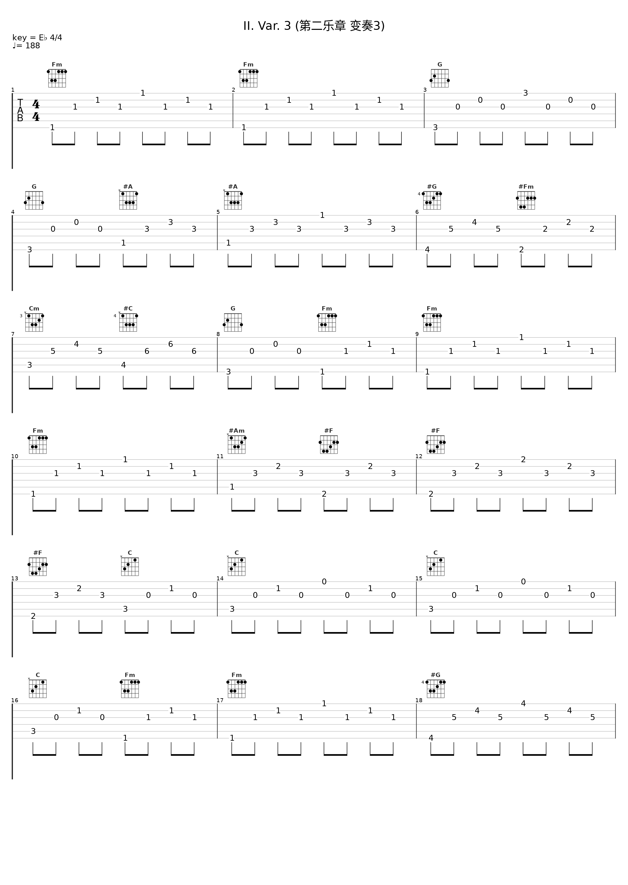 II. Var. 3 (第二乐章 变奏3)_Jascha Heifetz_1