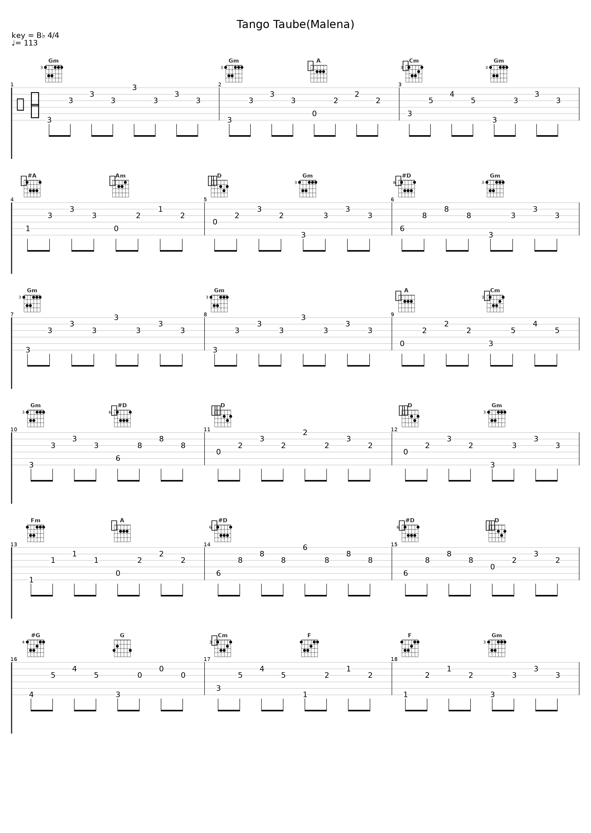 Tango Taube(Malena)_Sven-Bertil Taube_1
