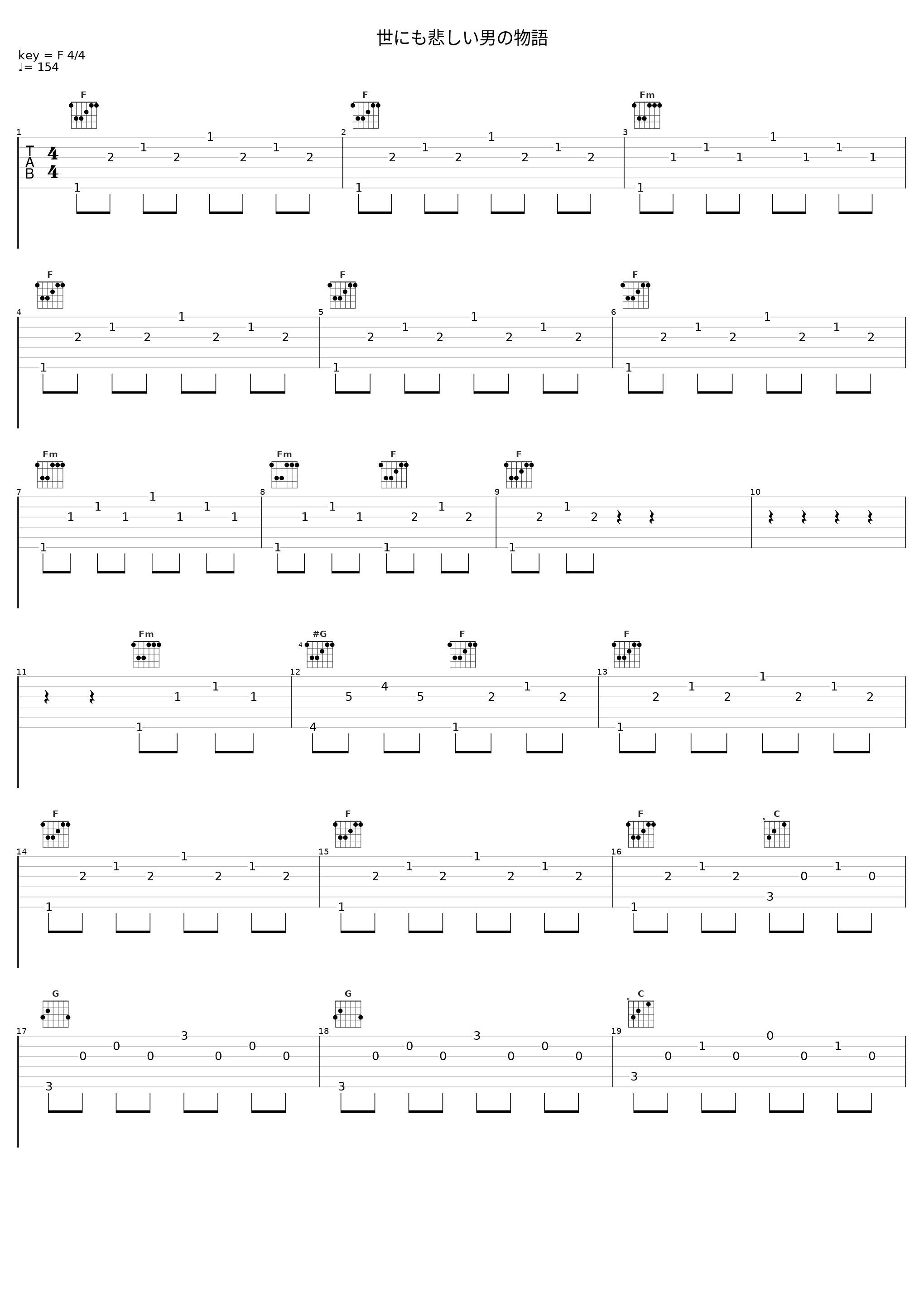 世にも悲しい男の物語_THE ALFEE_1