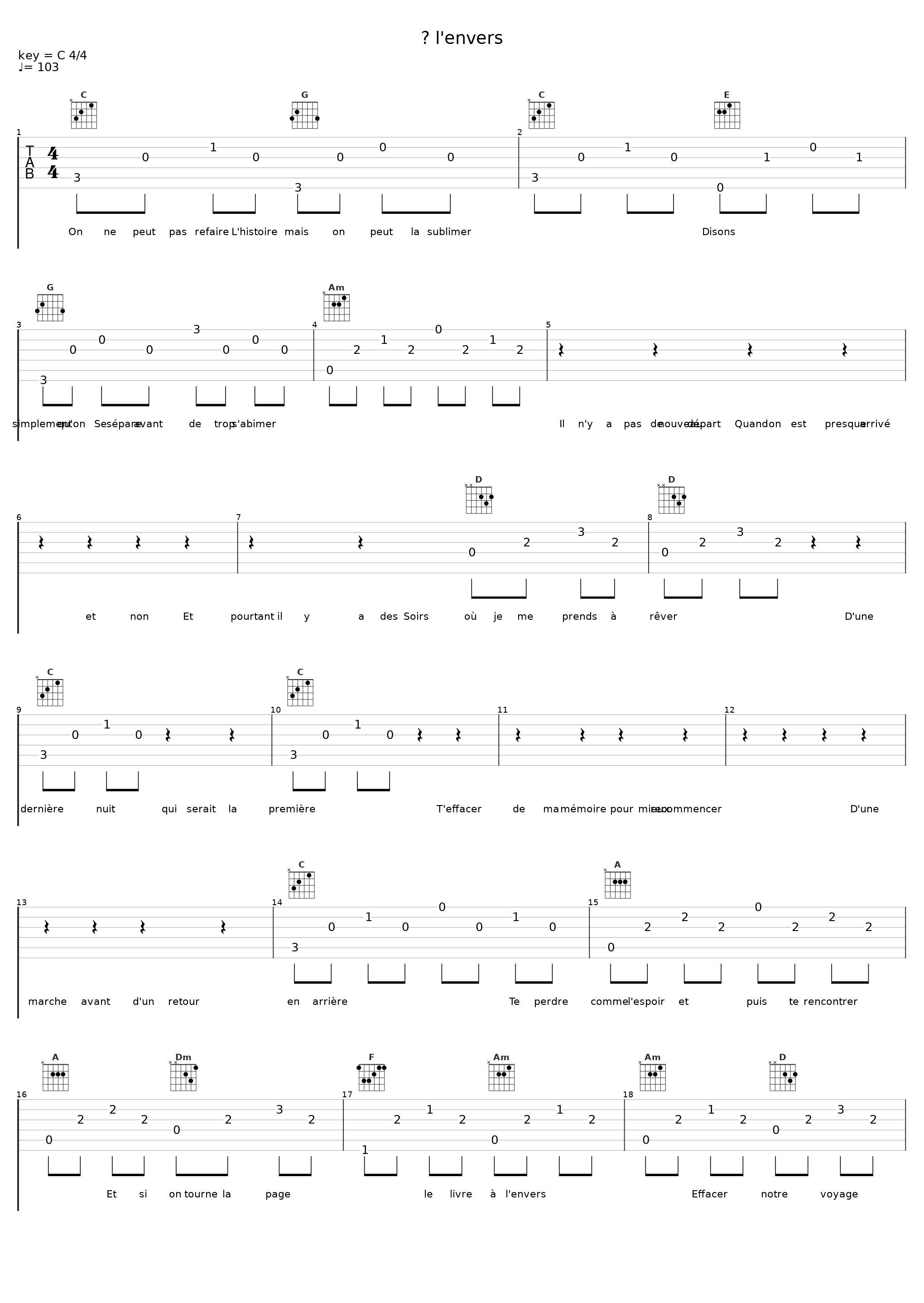 À l'envers_Amir_1