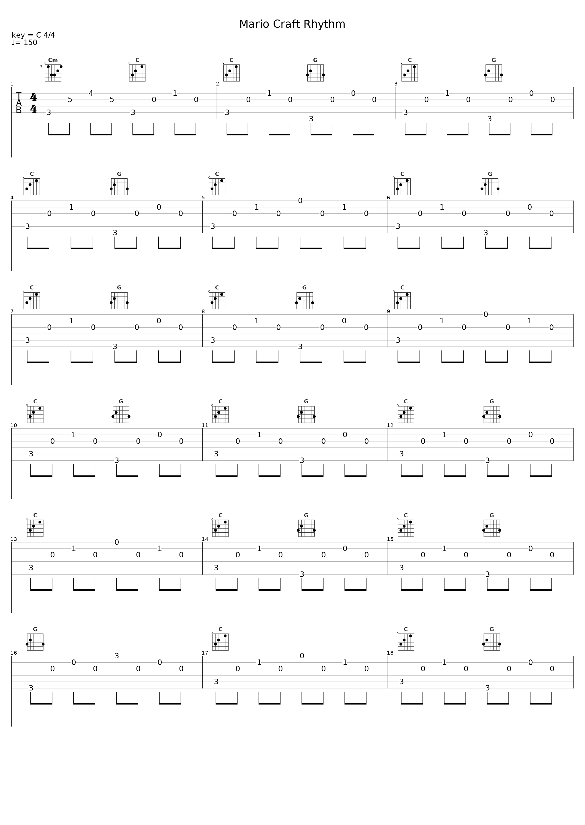 Mario Craft Rhythm_下村阳子_1