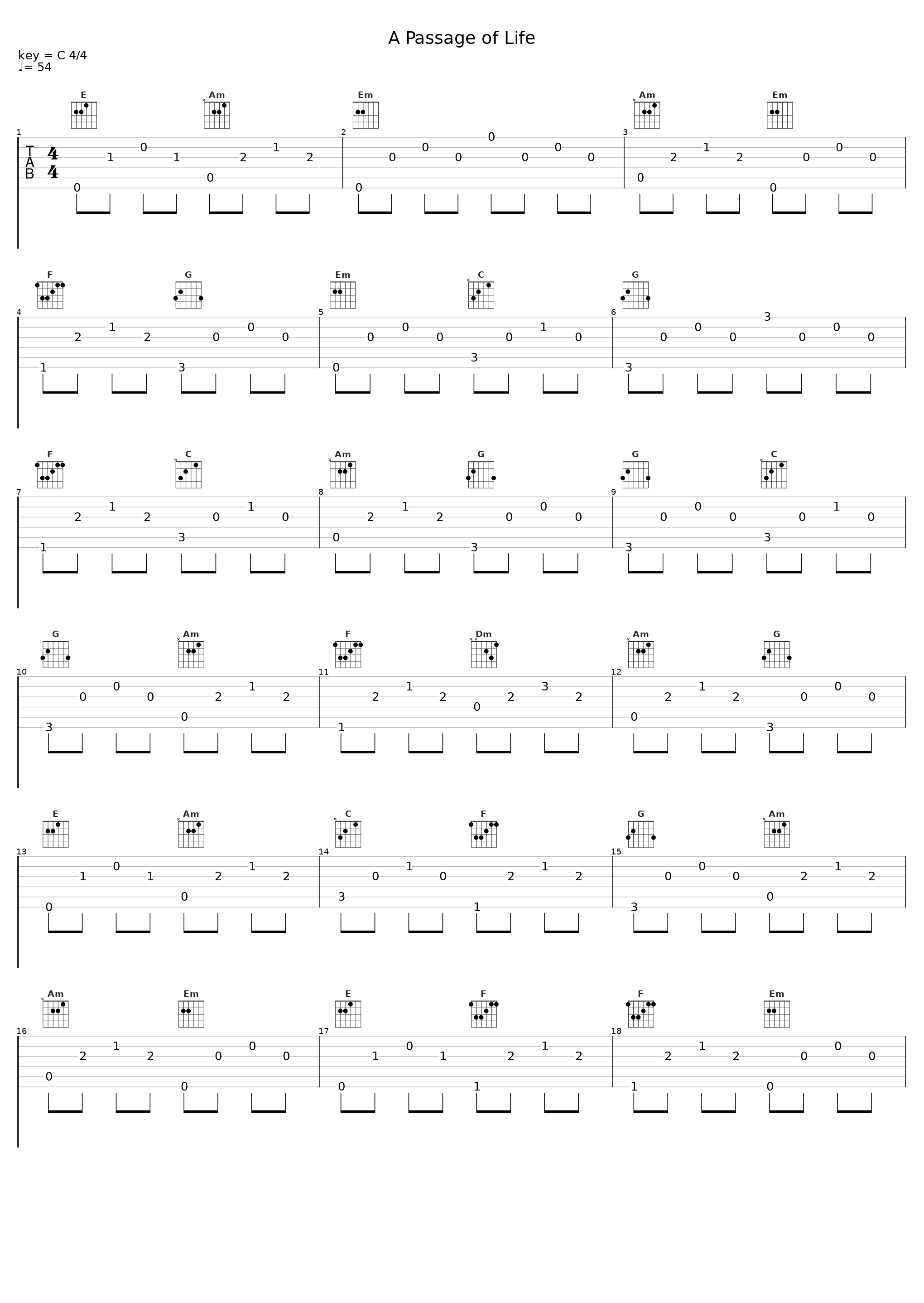 A Passage of Life_喜多郎_1