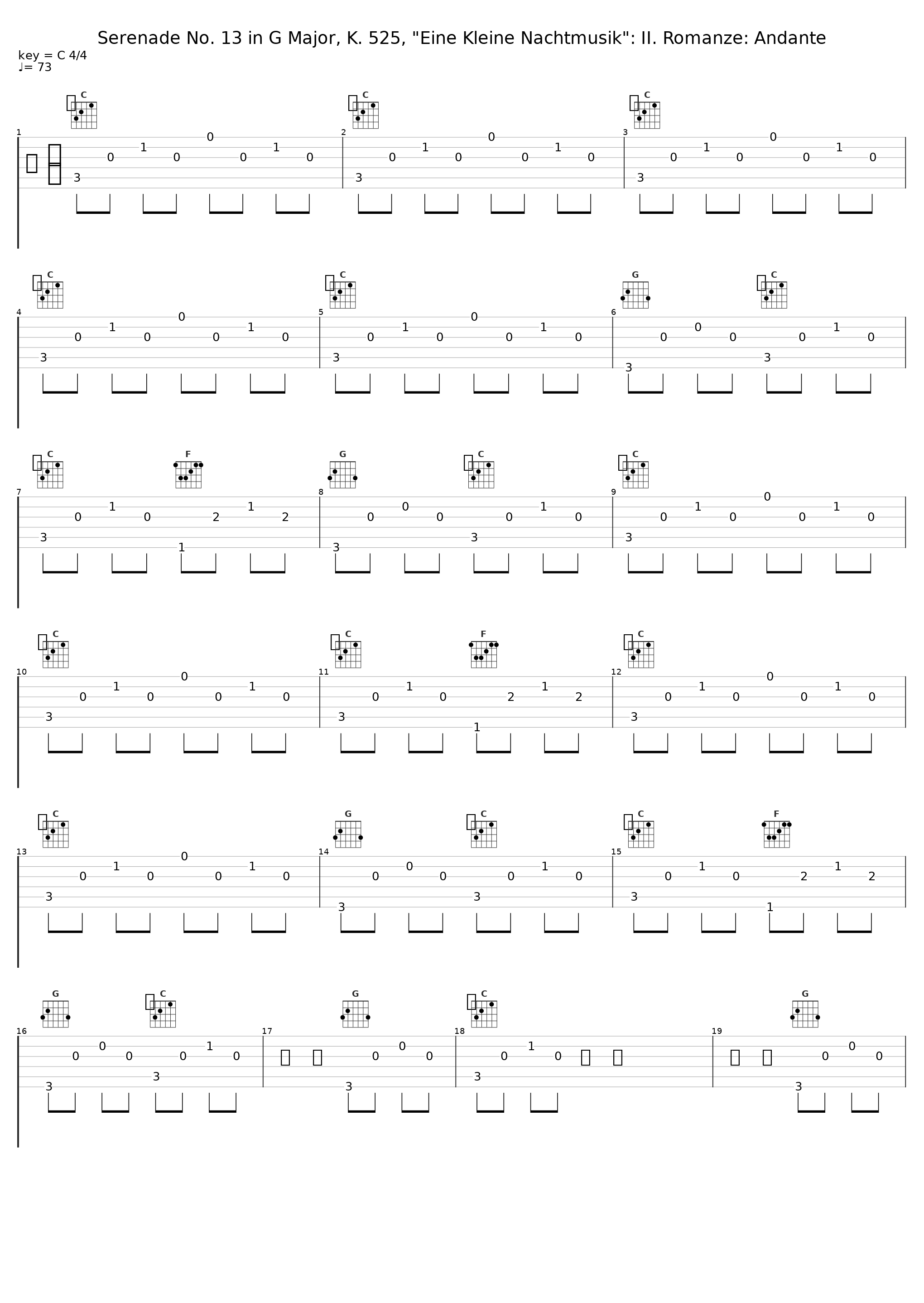 Serenade No. 13 in G Major, K. 525, "Eine Kleine Nachtmusik": II. Romanze: Andante_The Kiboomers_1