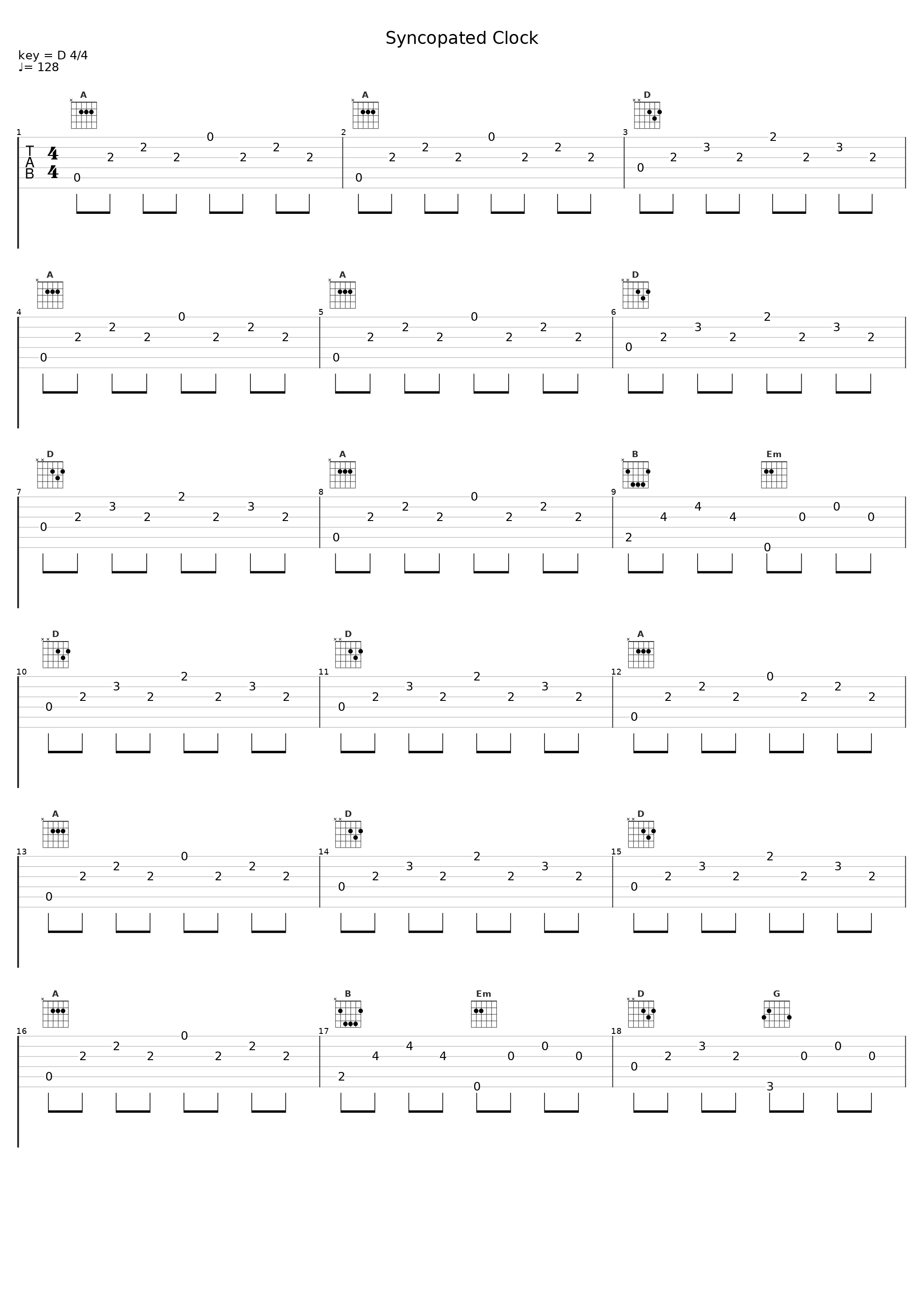 Syncopated Clock_Leroy Anderson_1
