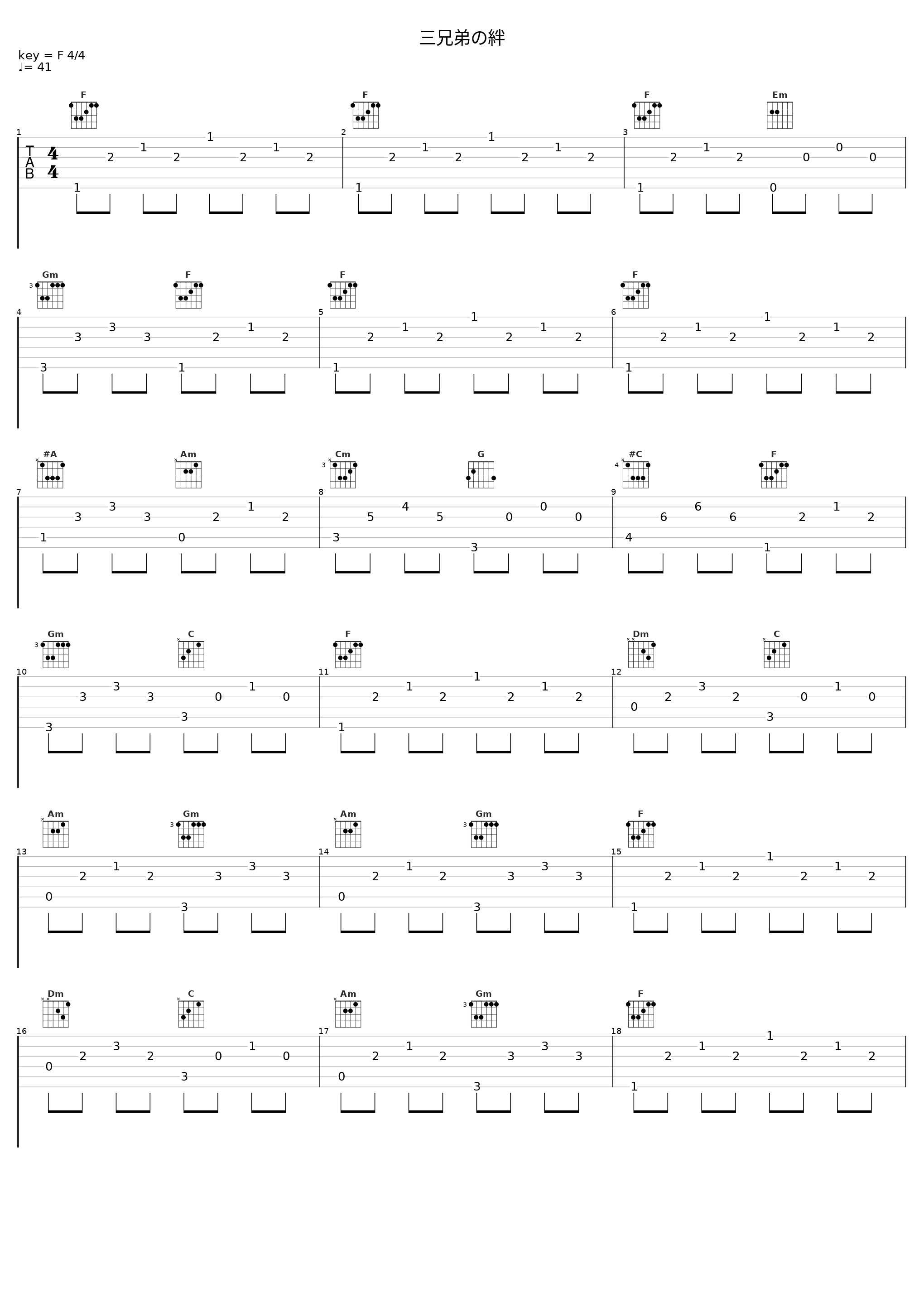 三兄弟の絆_田中公平_1