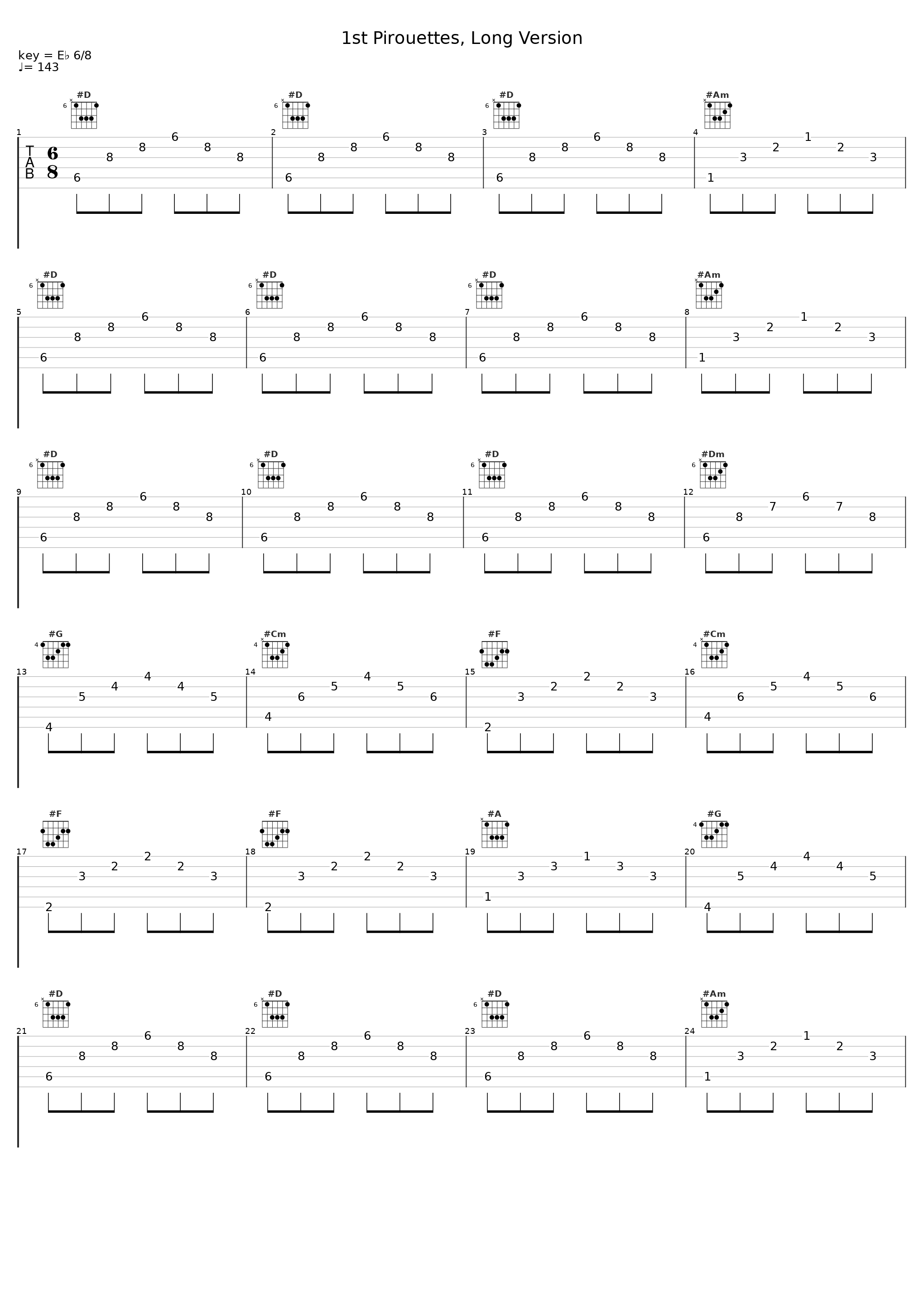1st Pirouettes, Long Version_Robert Long_1
