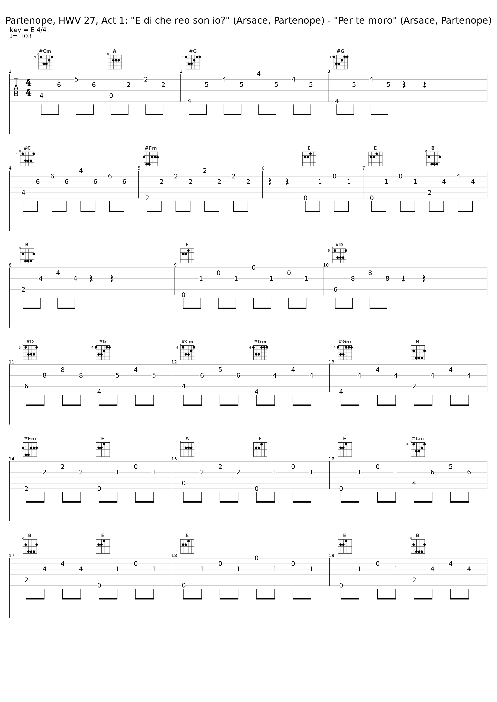 Partenope, HWV 27, Act 1: "E di che reo son io?" (Arsace, Partenope) - "Per te moro" (Arsace, Partenope)_Philippe Jaroussky_1