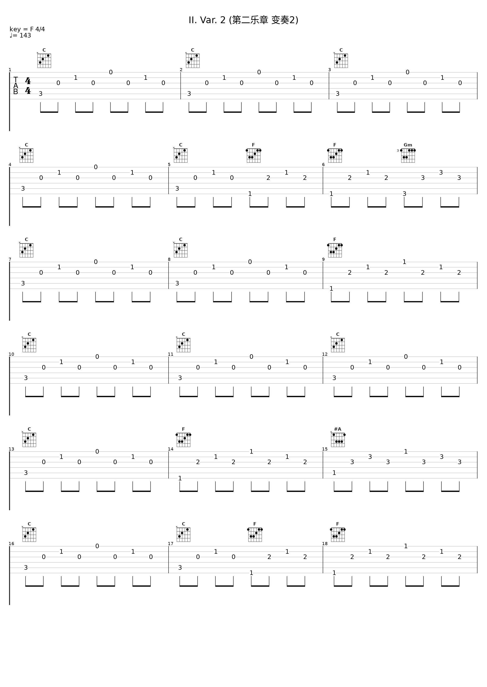 II. Var. 2 (第二乐章 变奏2)_Jascha Heifetz_1