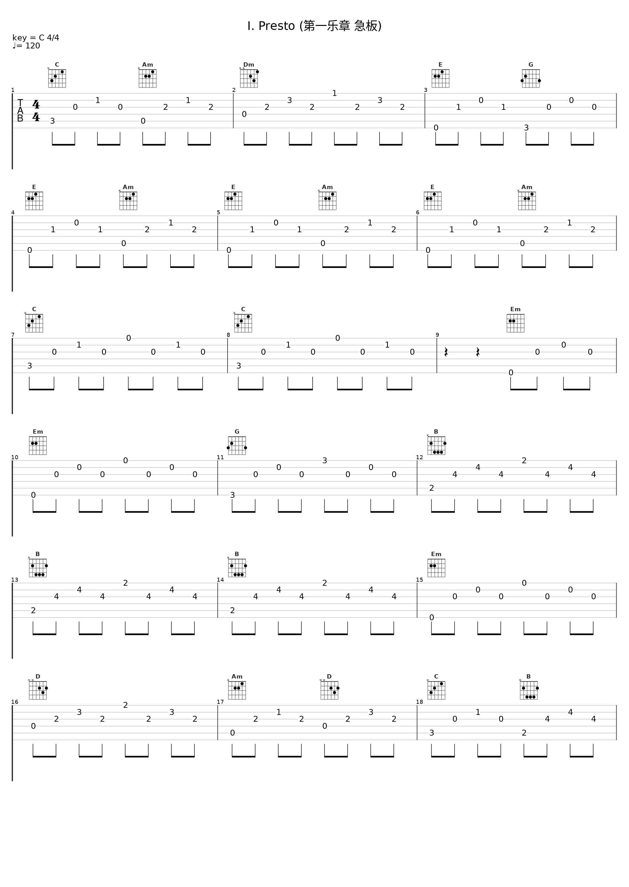 I. Presto (第一乐章 急板)_Jascha Heifetz_1