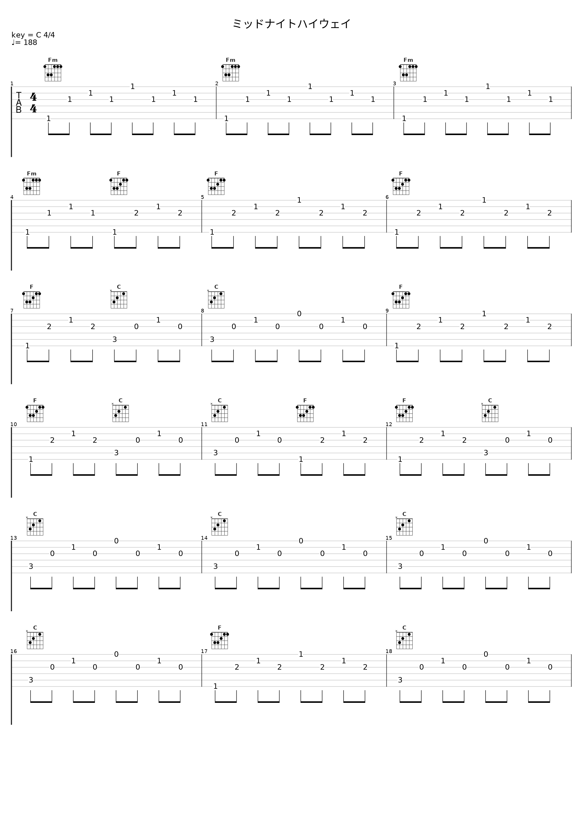 ミッドナイトハイウェイ_KEYTALK_1
