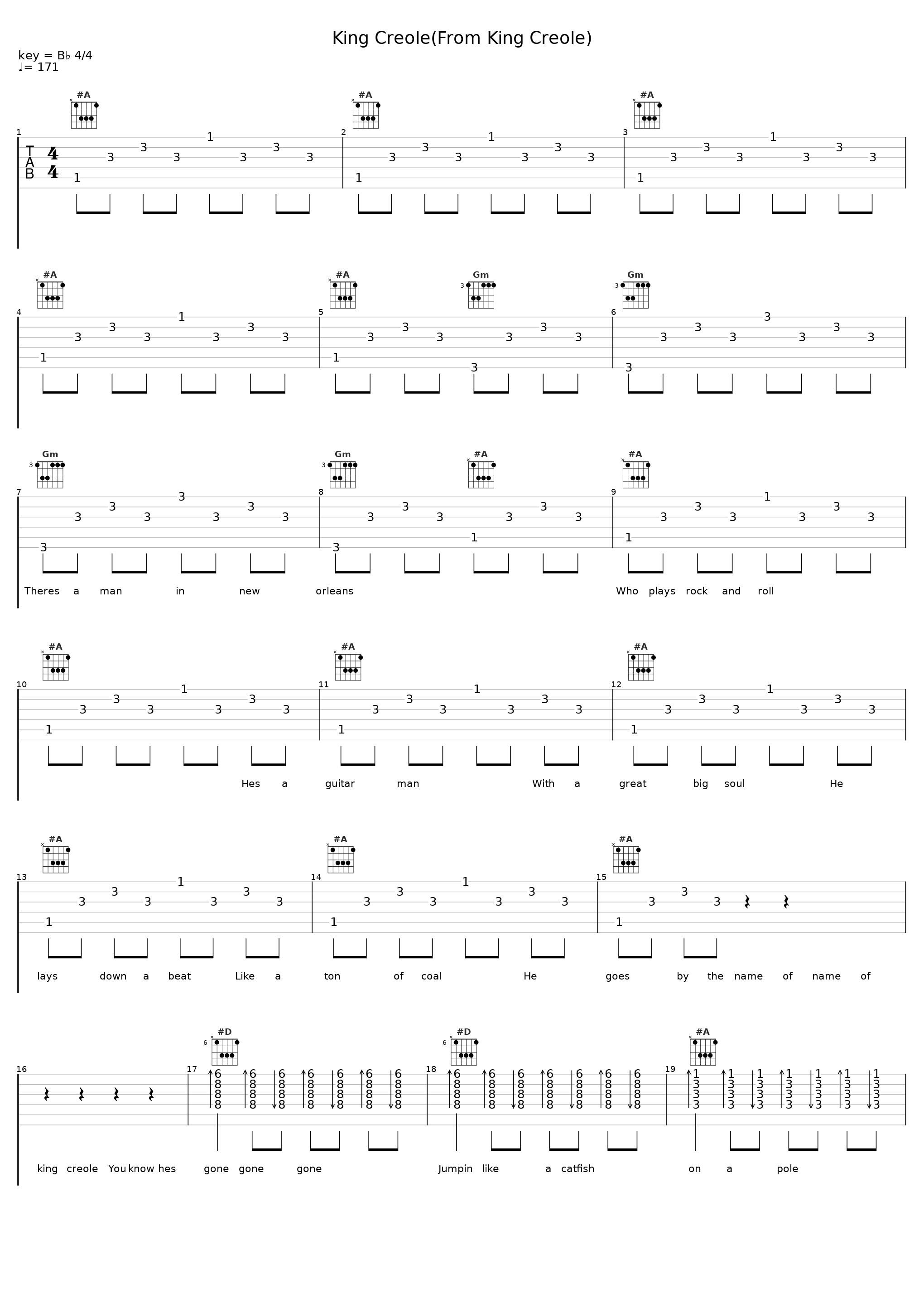 King Creole(From King Creole)_Elvis Presley_1