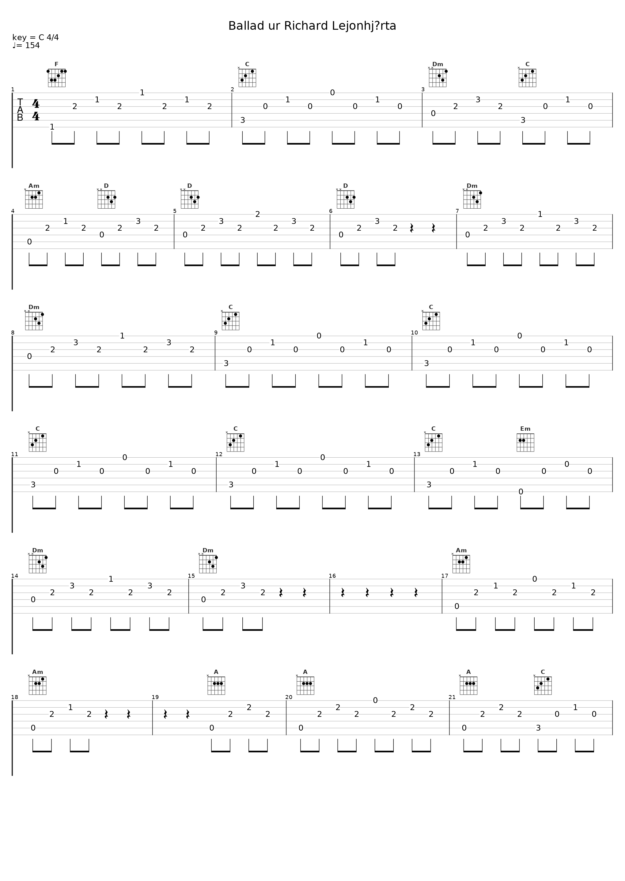 Ballad ur Richard Lejonhjärta_Sven-Bertil Taube_1