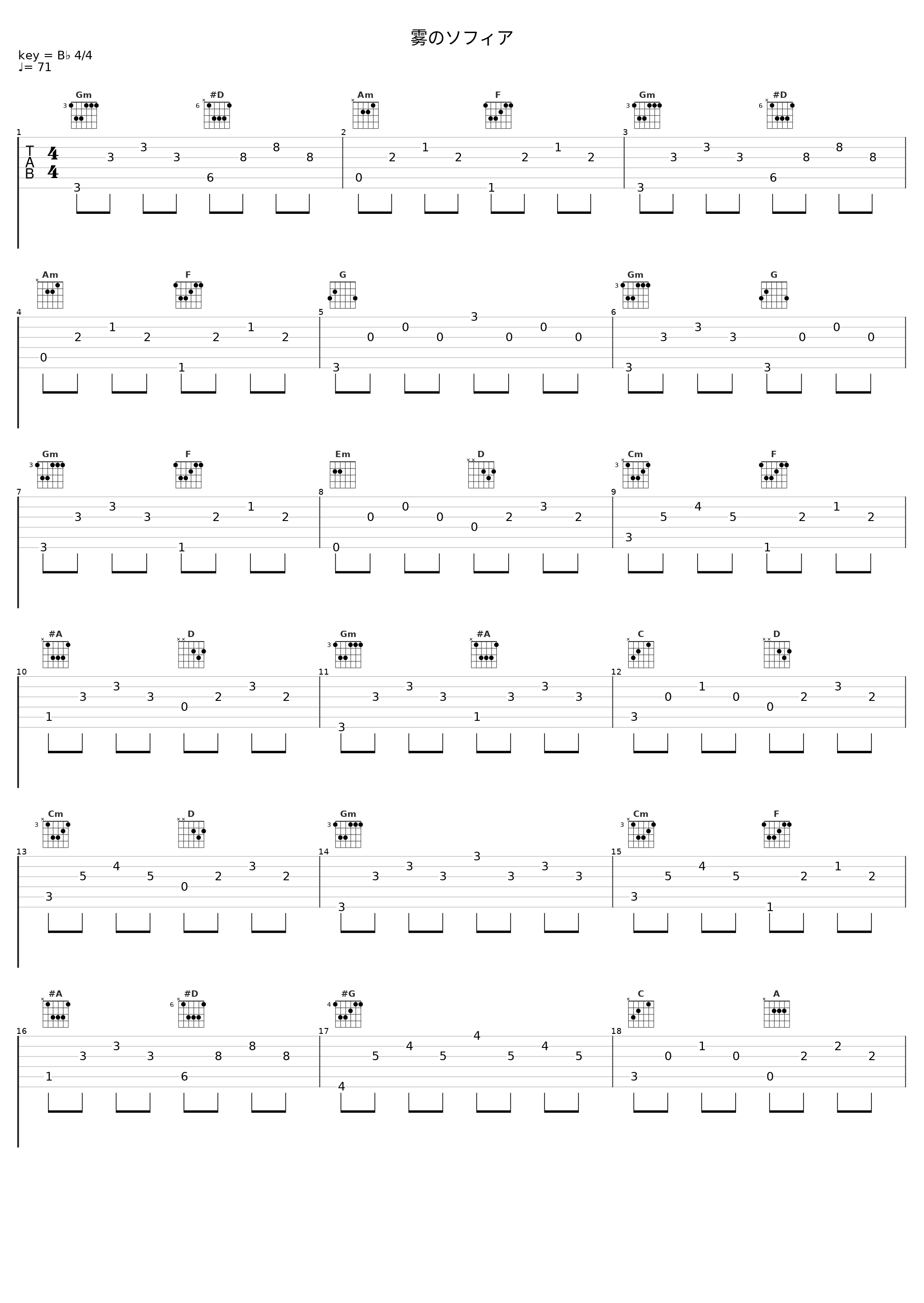 雾のソフィア_THE ALFEE_1