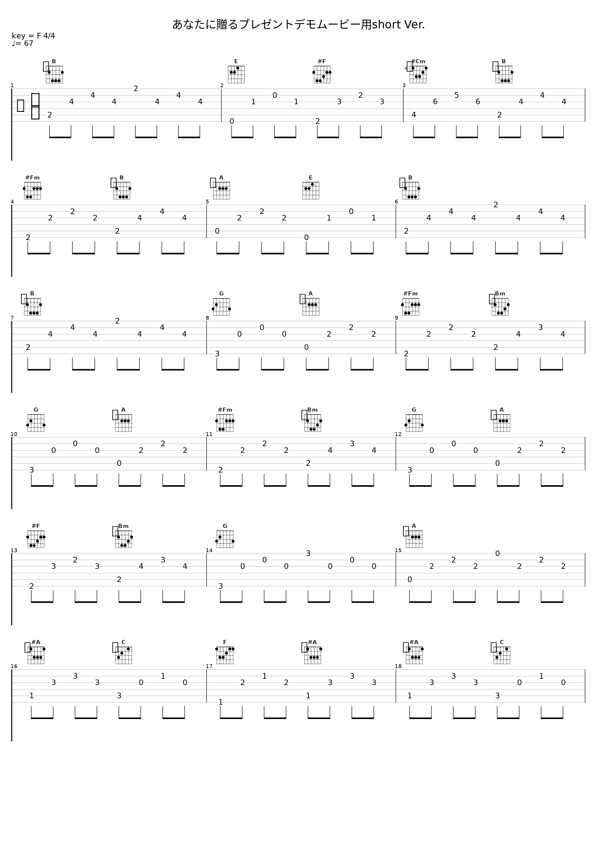 あなたに贈るプレゼントデモムービー用short Ver._水月陵_1