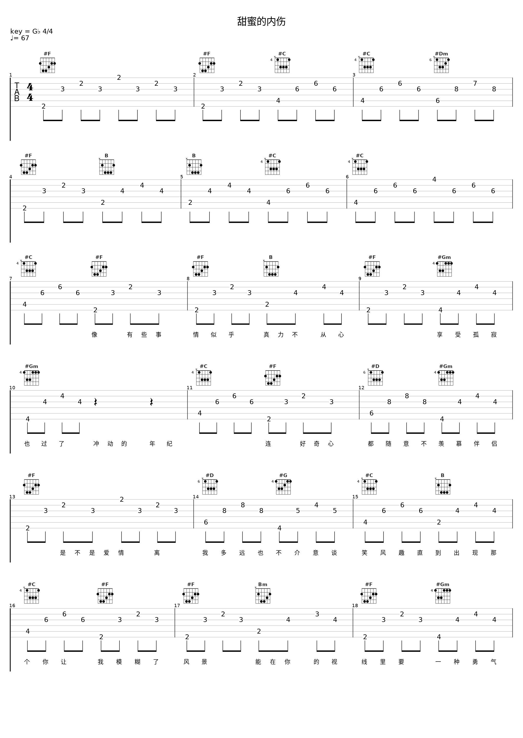 甜蜜的内伤_丁丁_1