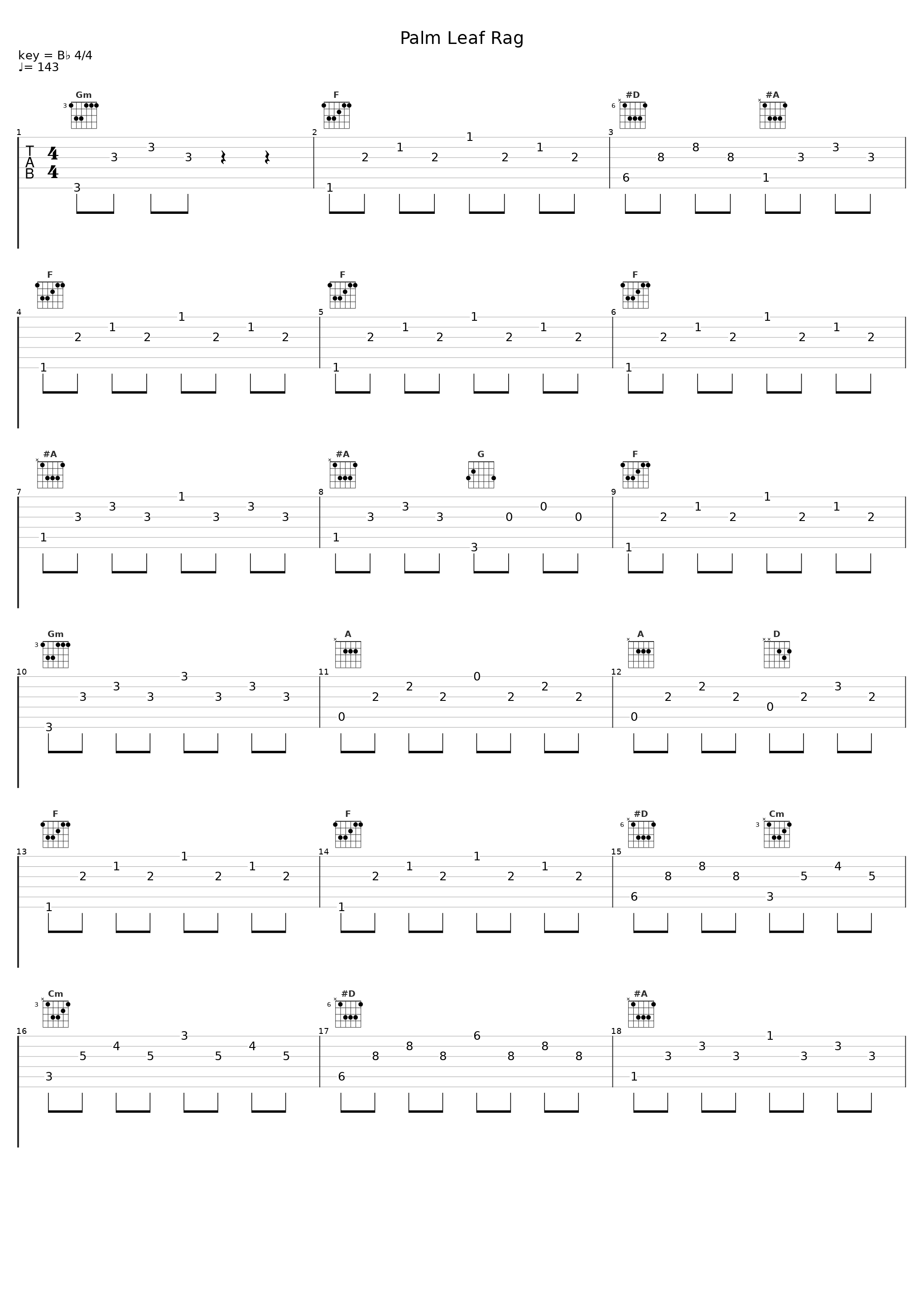 Palm Leaf Rag_Scott Joplin_1