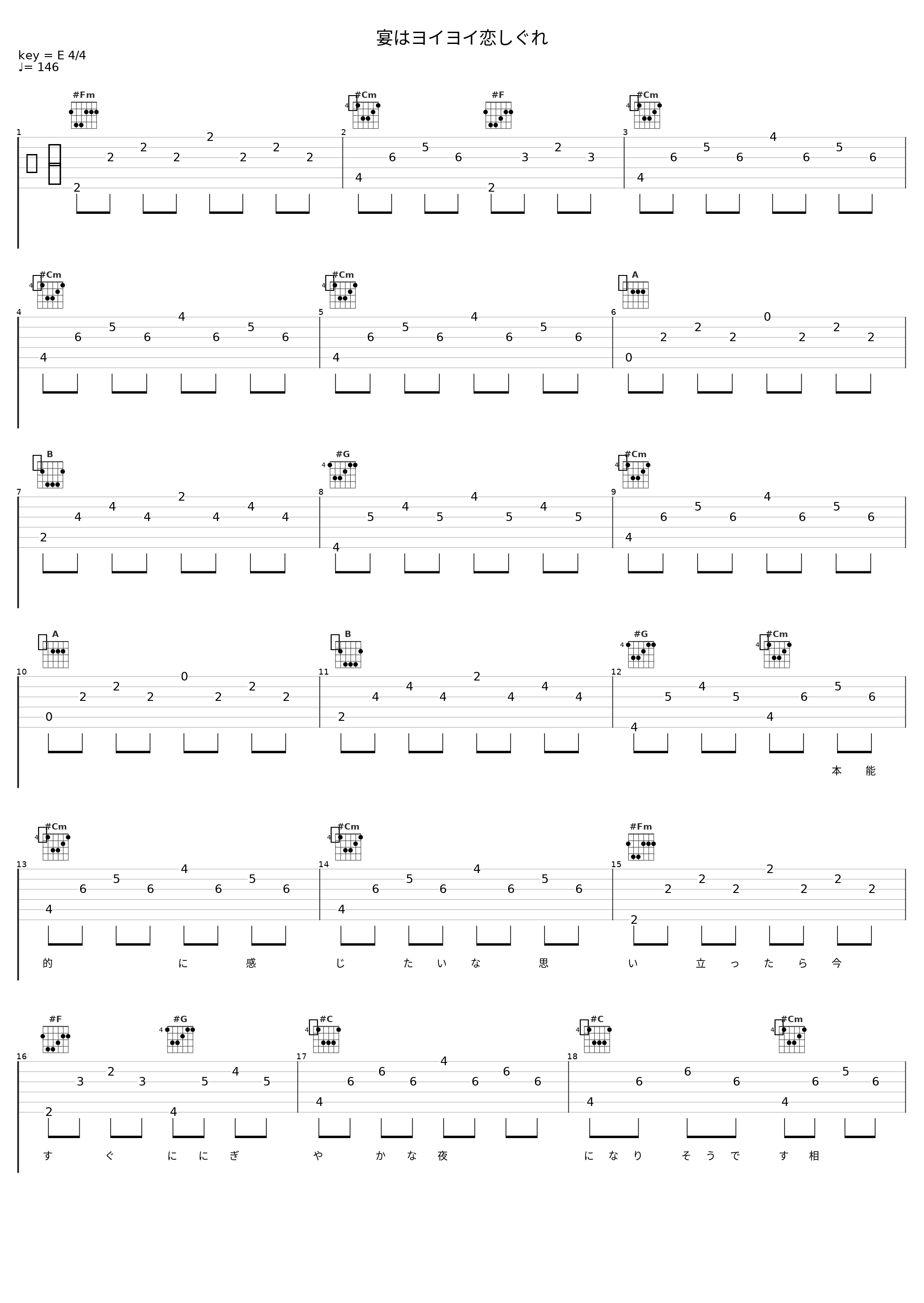 宴はヨイヨイ恋しぐれ_KEYTALK_1