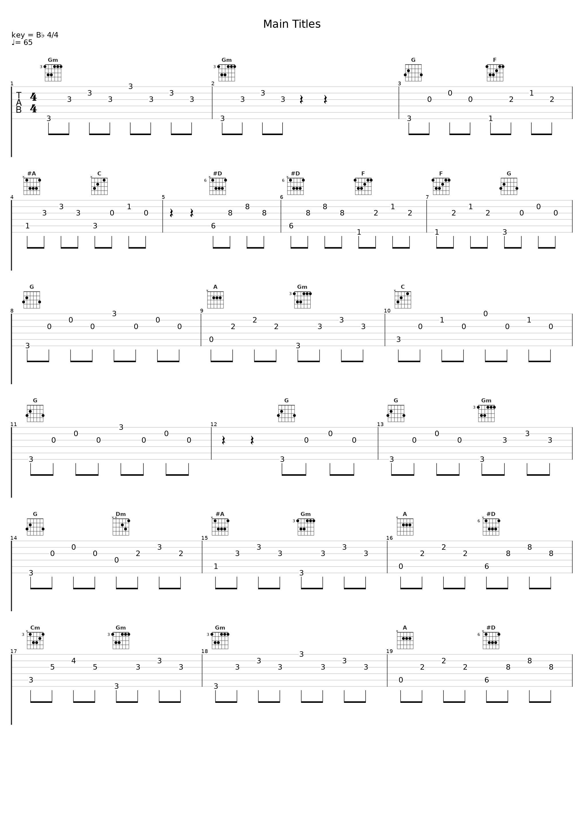 Main Titles_Klaus Badelt_1