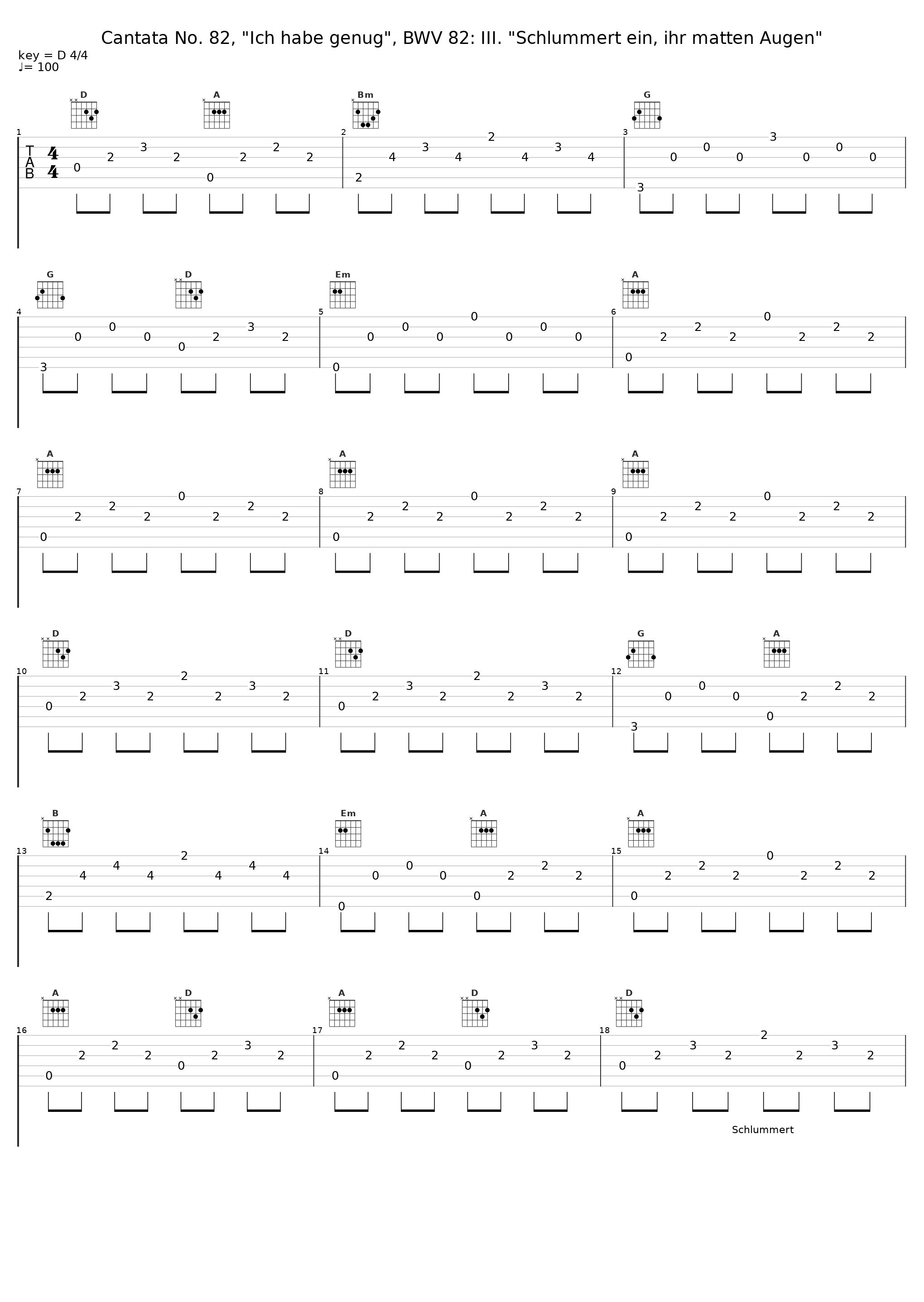 Cantata No. 82, "Ich habe genug", BWV 82: III. "Schlummert ein, ihr matten Augen"_Philippe Jaroussky_1