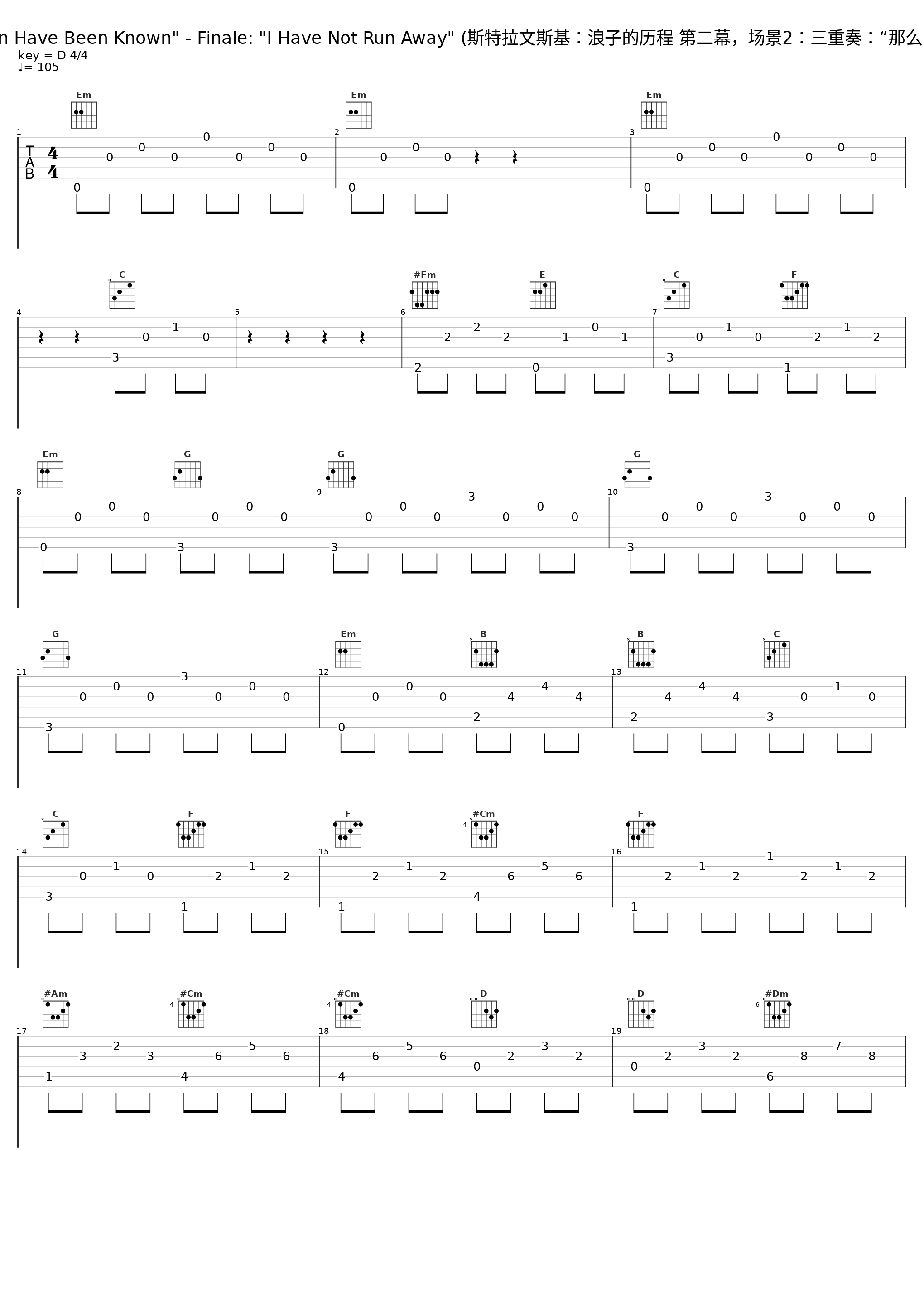 Act II, Scene 2: Trio: "Could It Then Have Been Known" - Finale: "I Have Not Run Away" (斯特拉文斯基:浪子的历程 第二幕,场景2:三重奏:“那么难道已经知道” - 终曲:“我不会逃跑”)_Igor Stravinsky_1