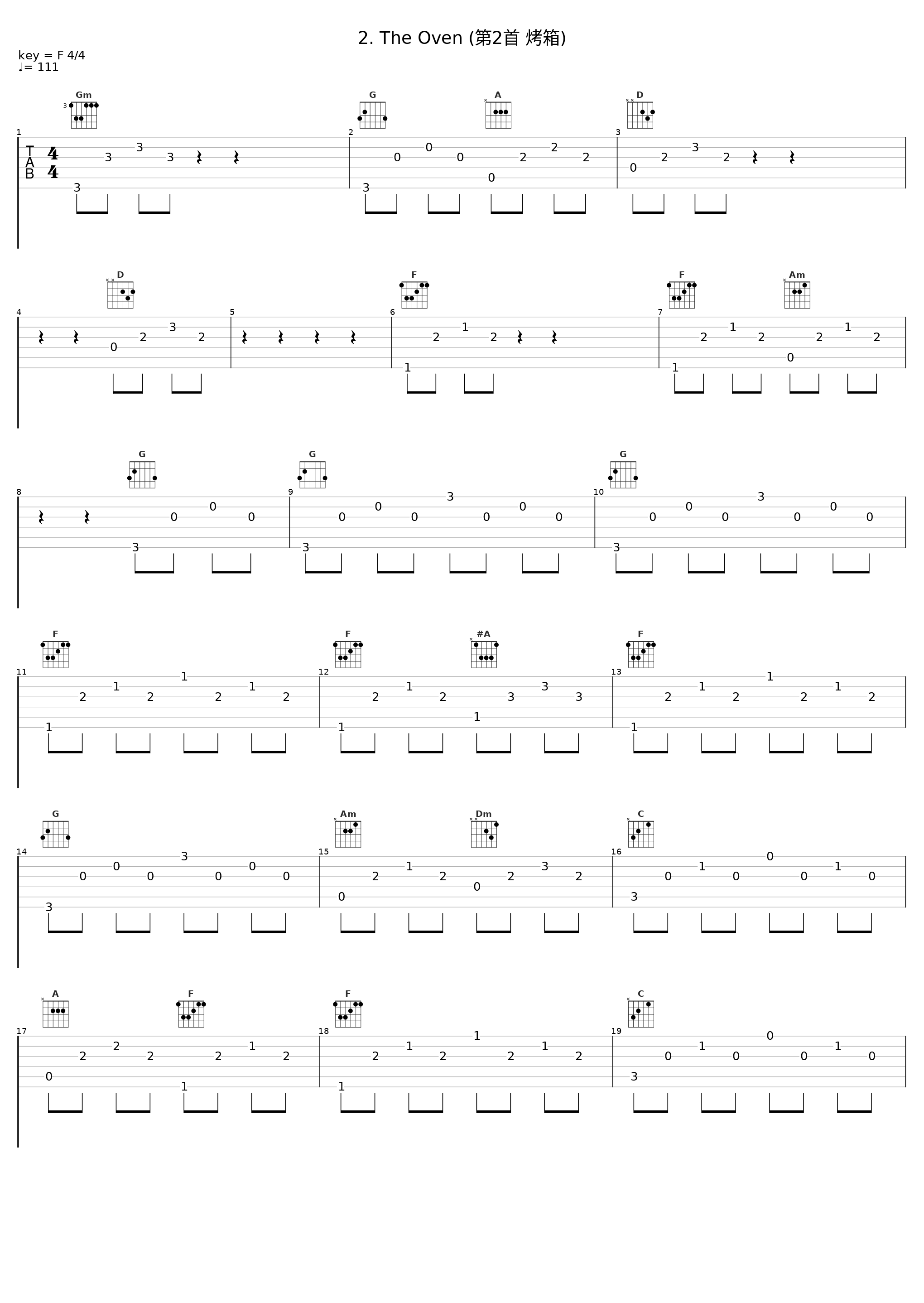 2. The Oven (第2首 烤箱)_Igor Stravinsky_1