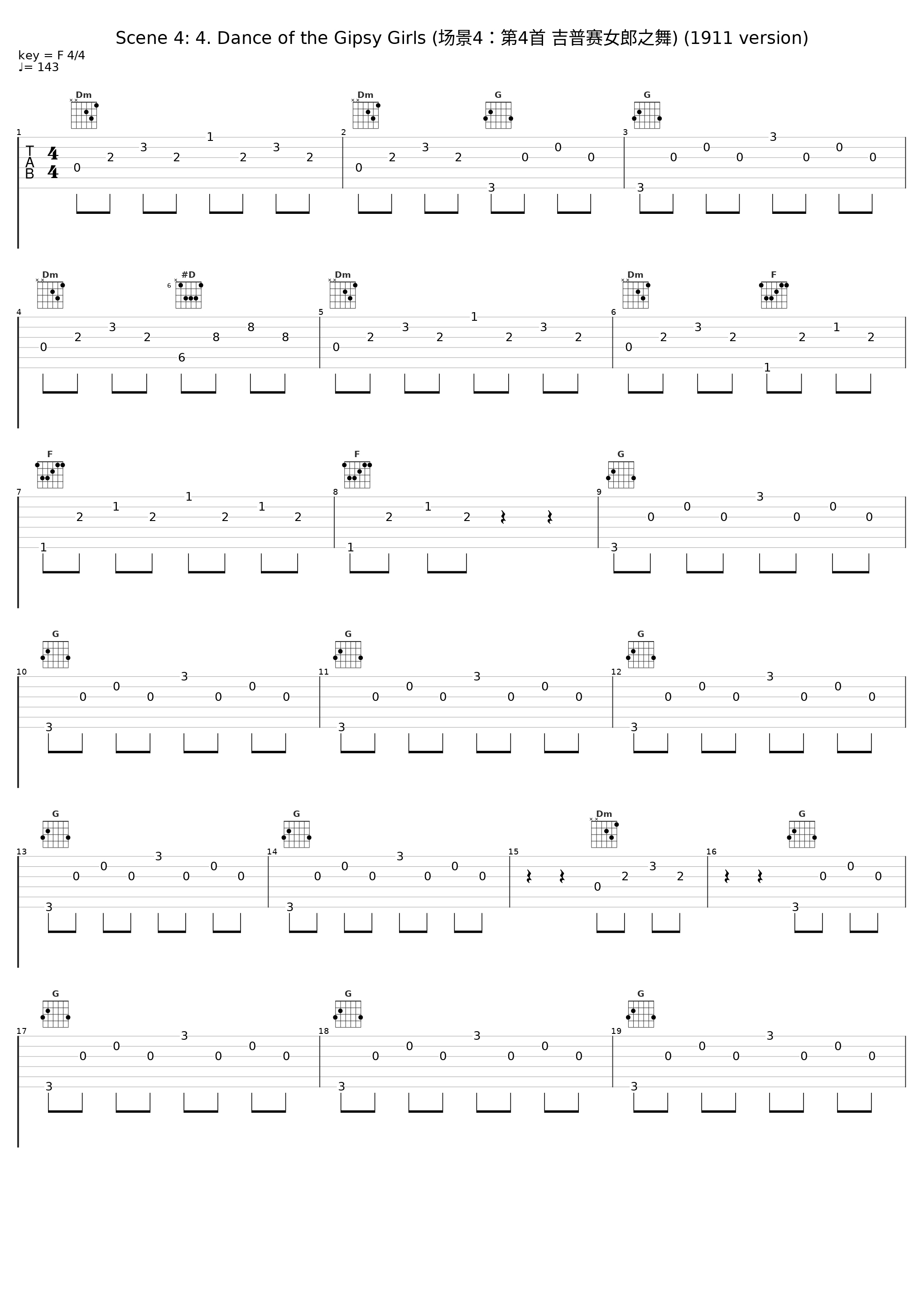 Scene 4: 4. Dance of the Gipsy Girls (场景4:第4首 吉普赛女郎之舞) (1911 version)_Igor Stravinsky,Columbia Symphony Orchestra_1