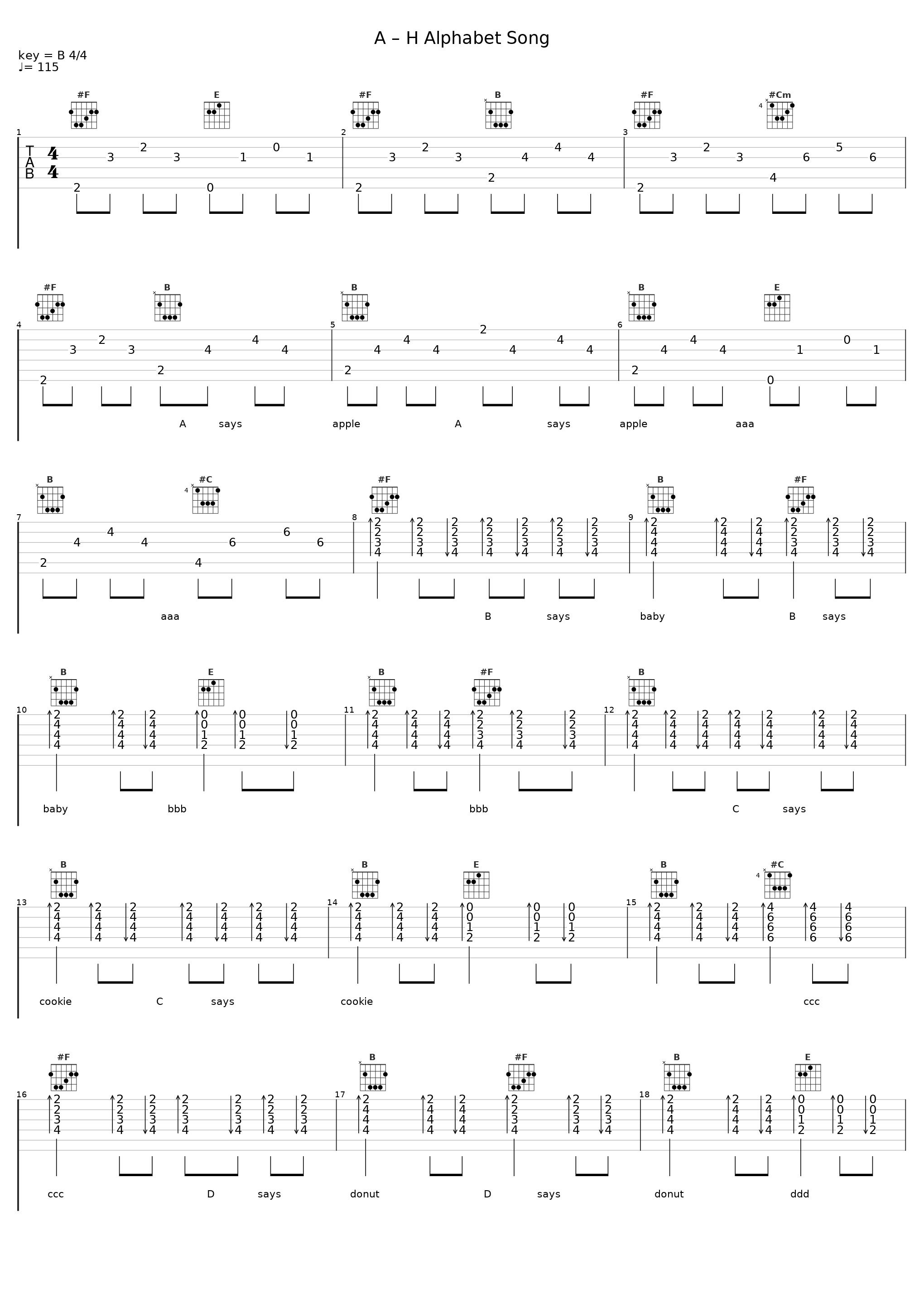 A – H Alphabet Song_The Kiboomers_1