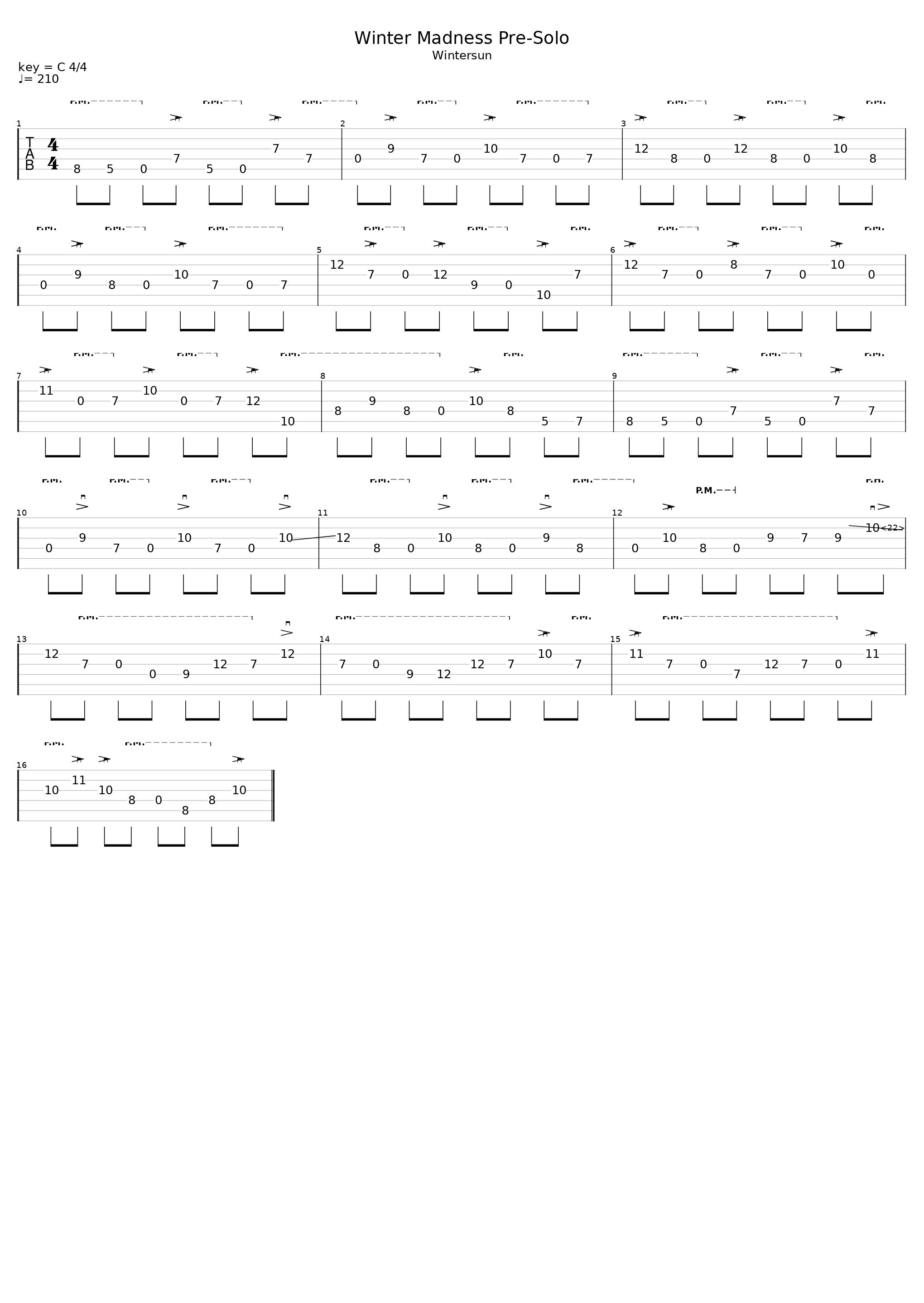 Winter Madness Pre-Solo_Wintersun_1