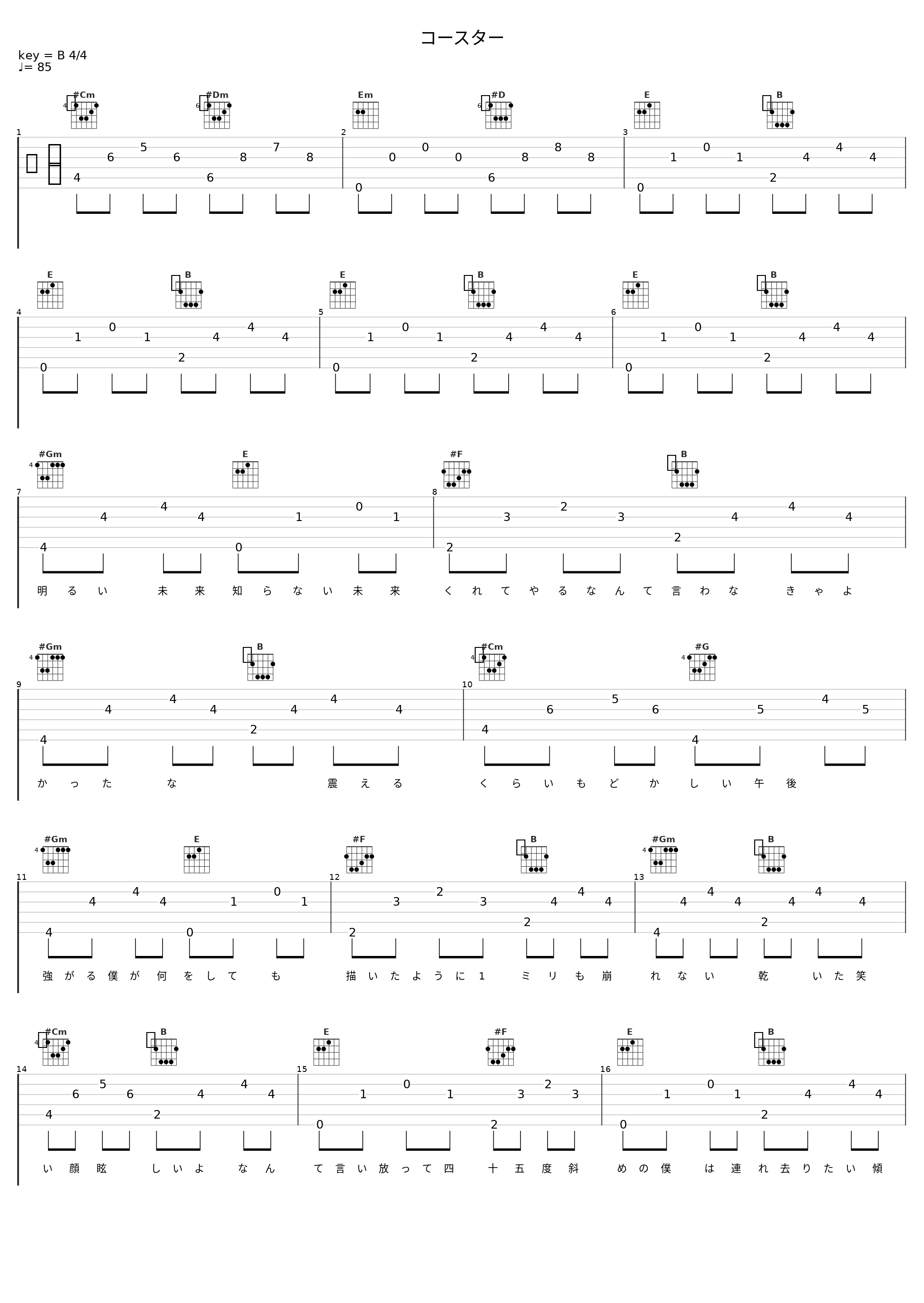 コースター_KEYTALK_1