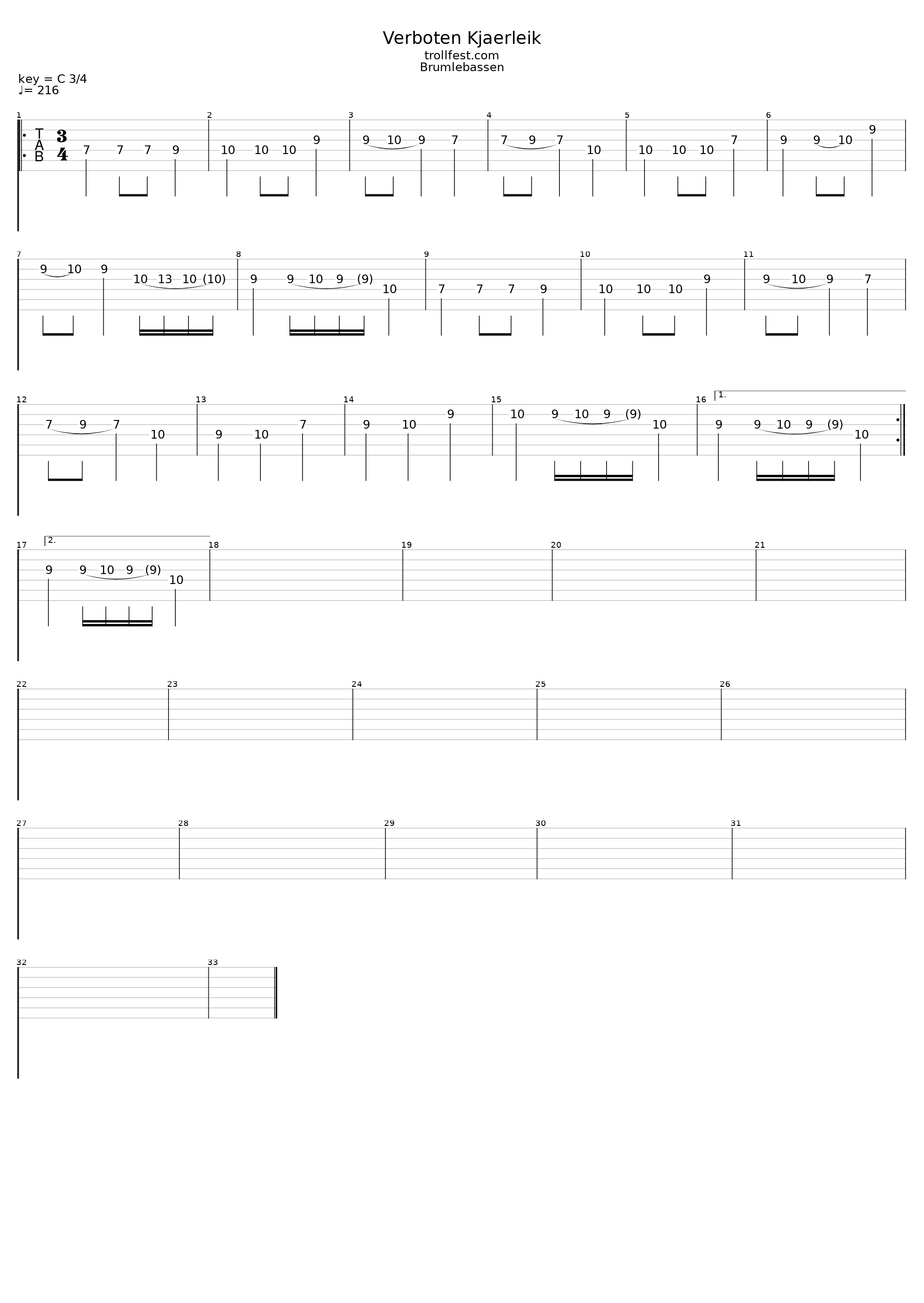 Verboten Kjaerleik_Trollfest_1