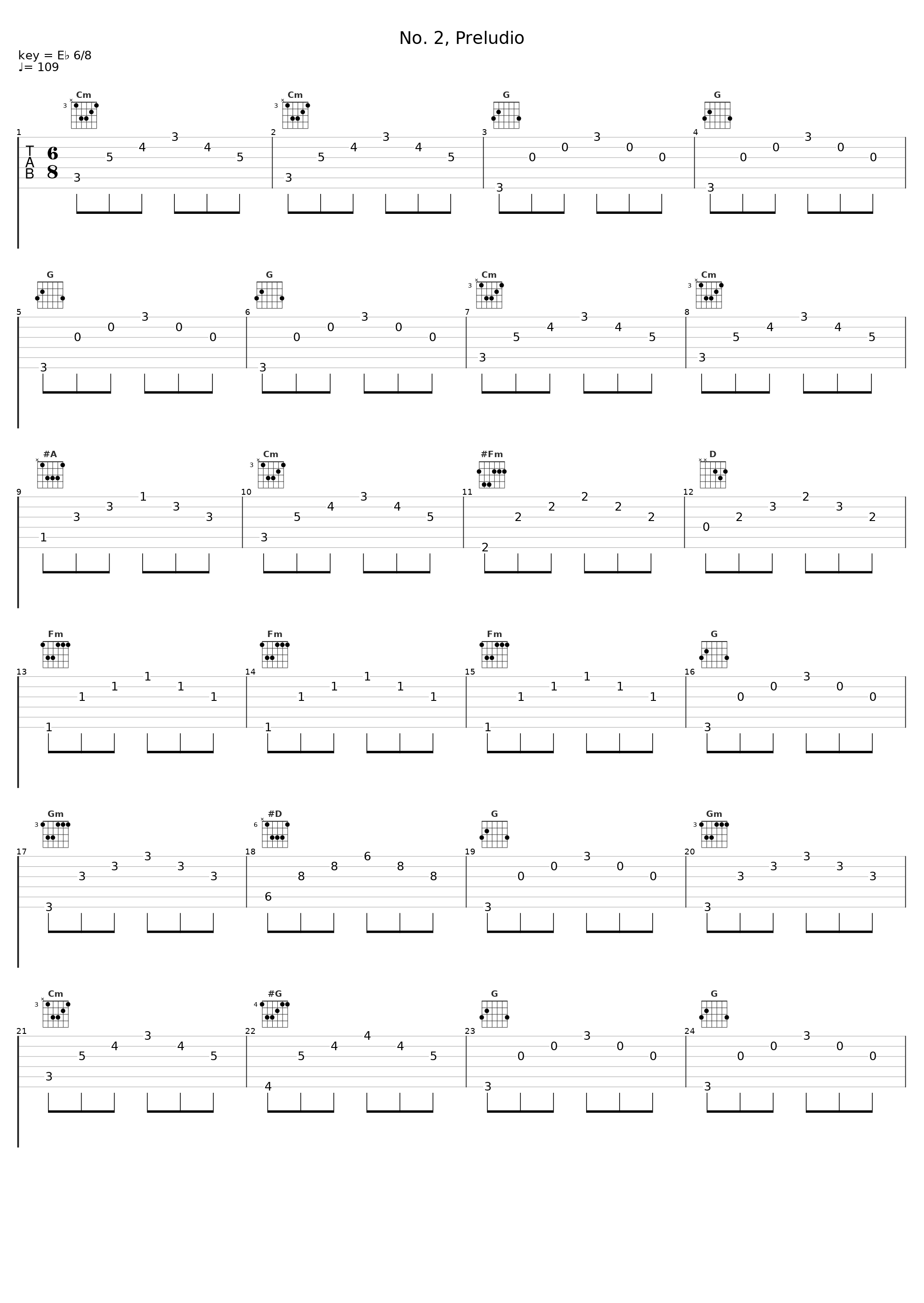 No. 2, Preludio_John Williams,Agustín Barrios Mangoré_1
