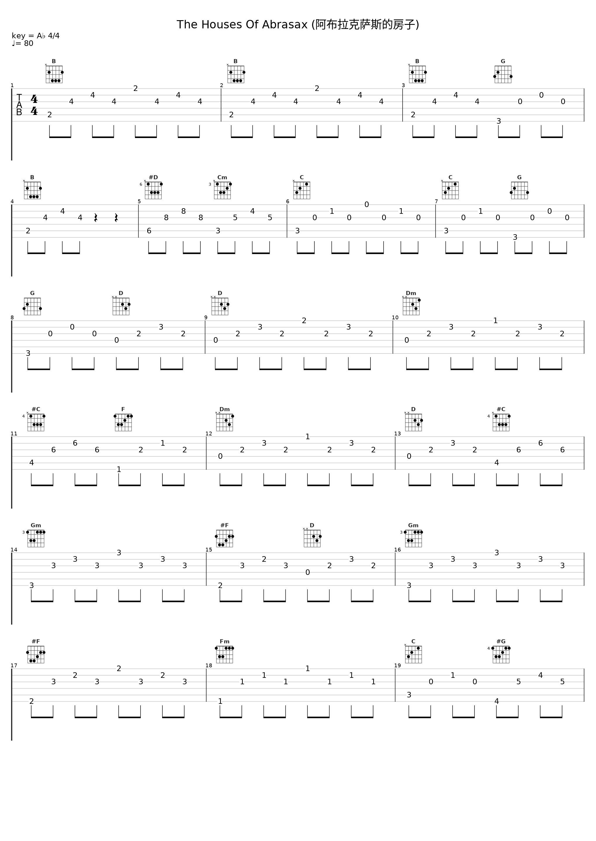 The Houses Of Abrasax (阿布拉克萨斯的房子)_Michael Giacchino_1